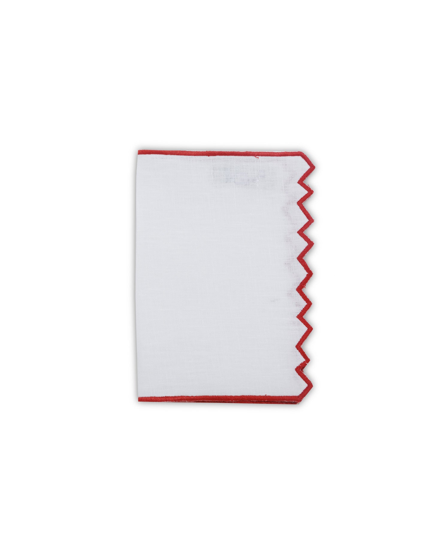 COCKTAIL NAPKIN PACK WITH GEOMETRIC EDGE