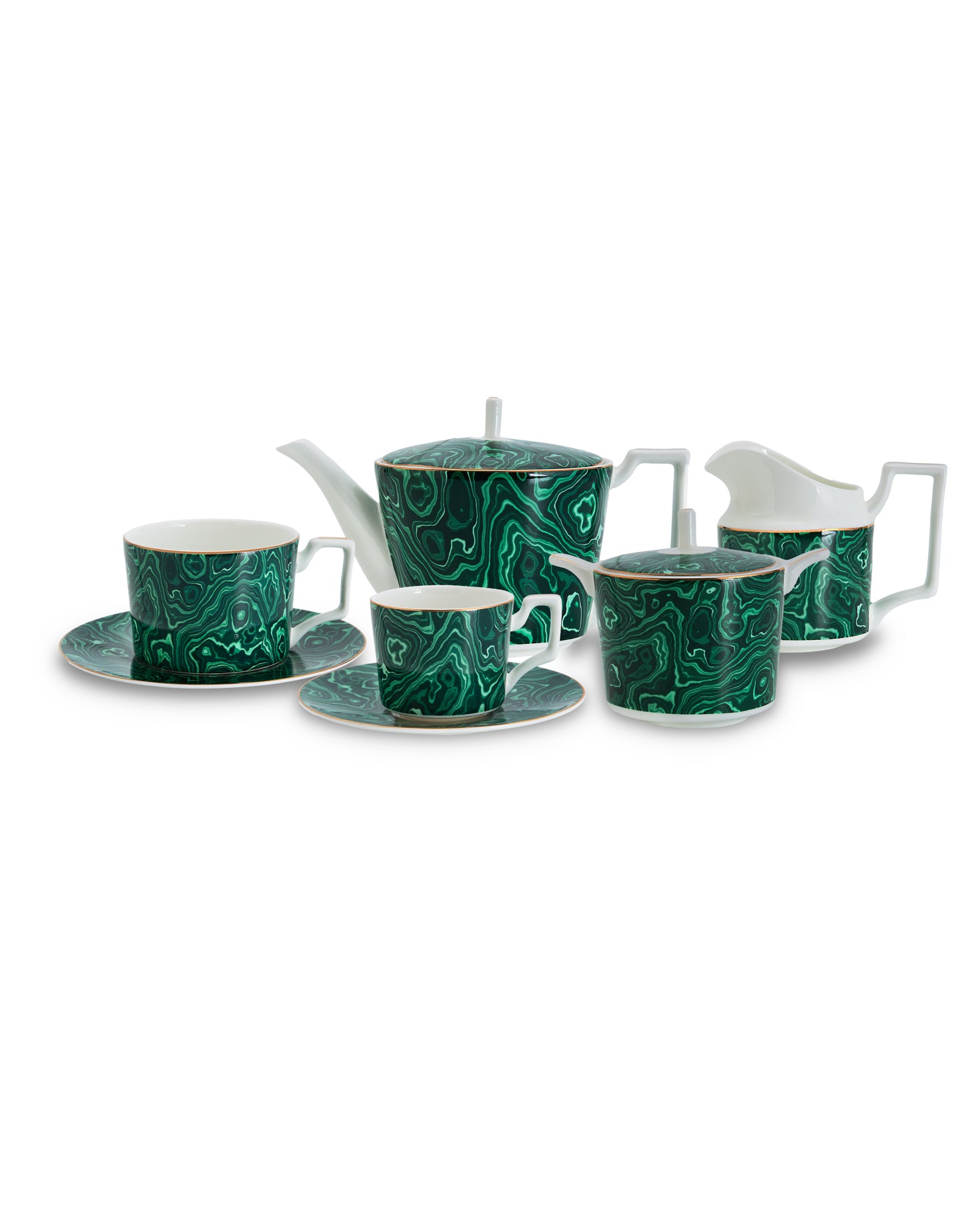 ESPRESSO CUP WITH MALAKITA SAUCER