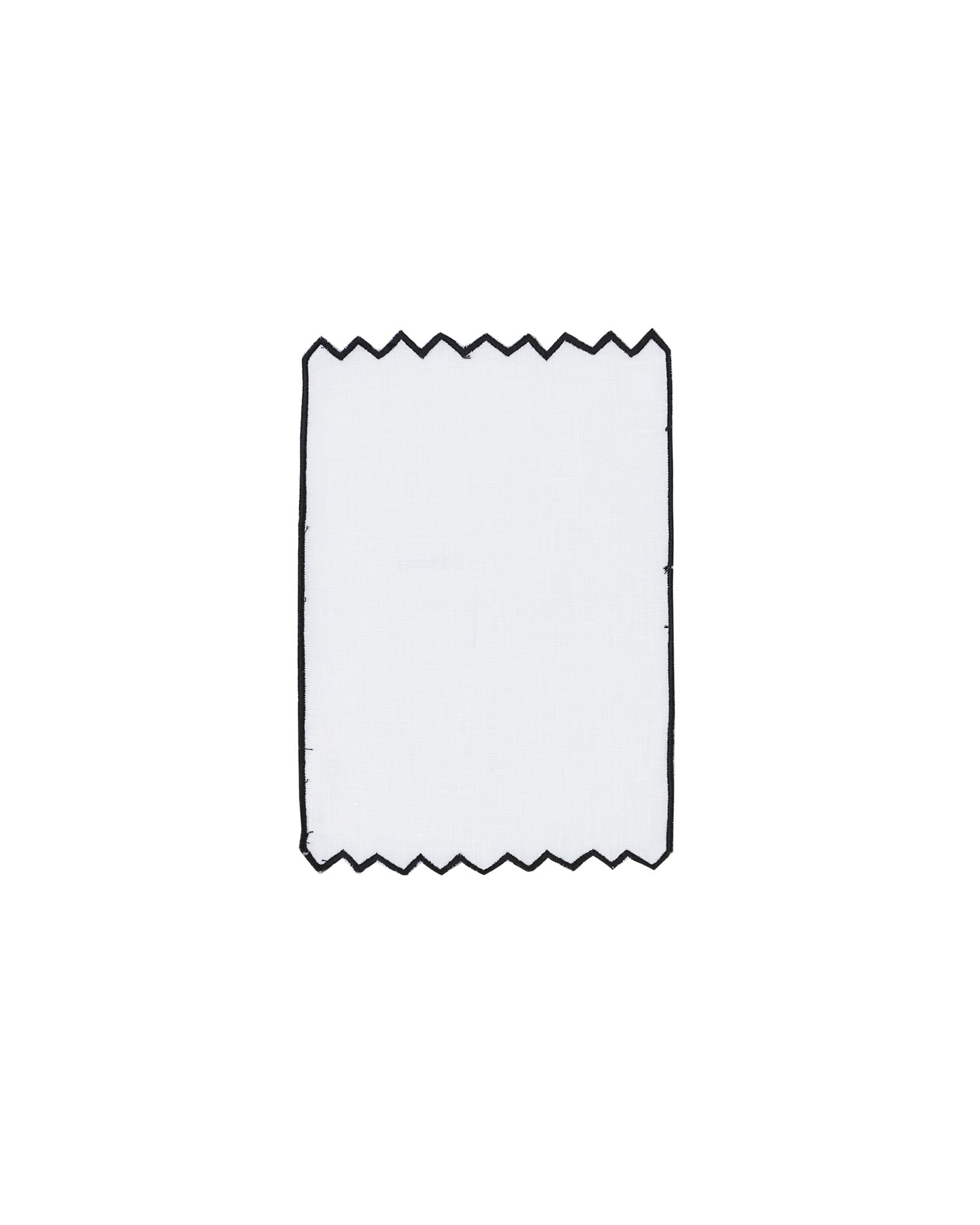 COCKTAIL NAPKIN PACK WITH GEOMETRIC EDGE
