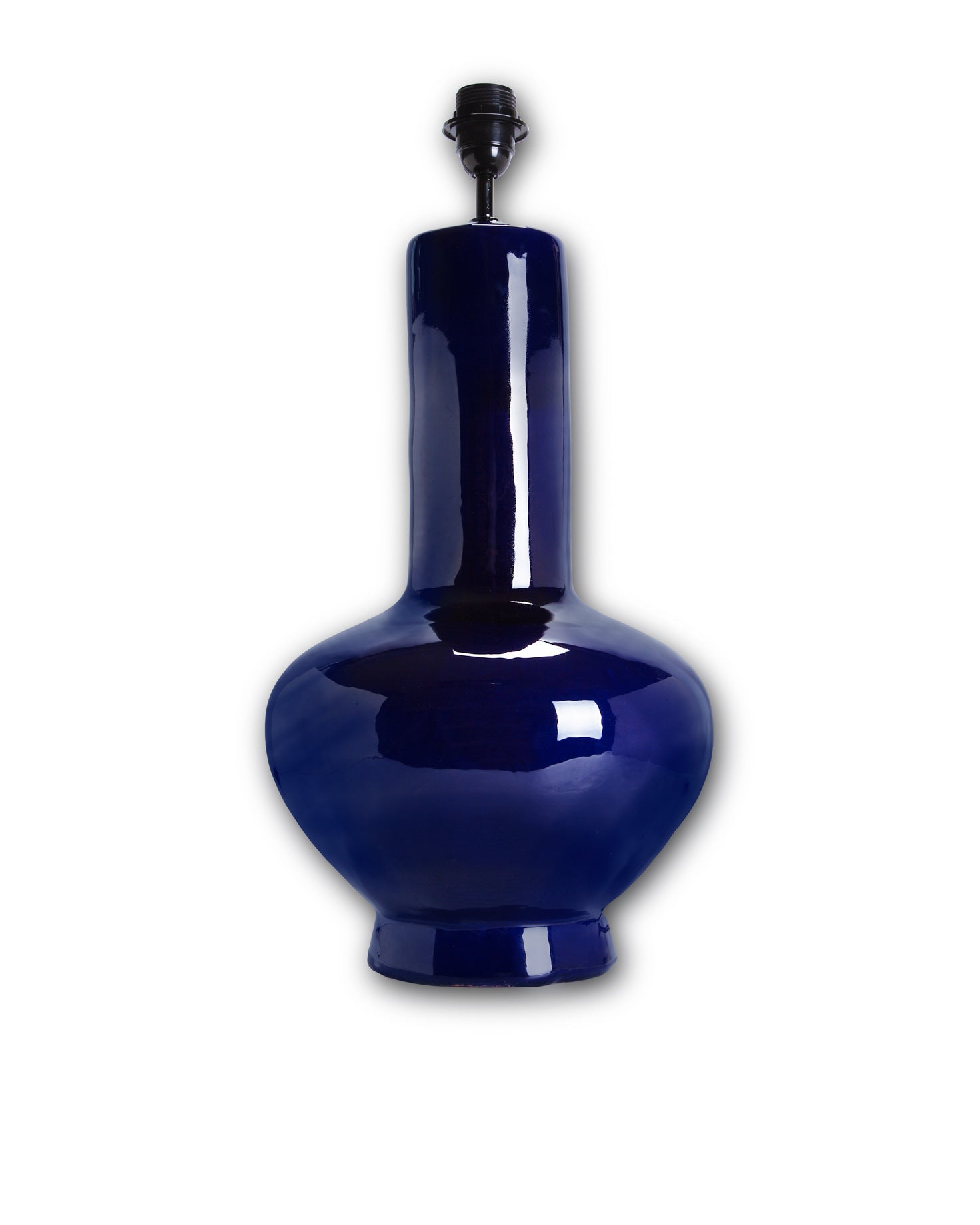 LAMPARA CUELLO ALTO AZUL COBALTO