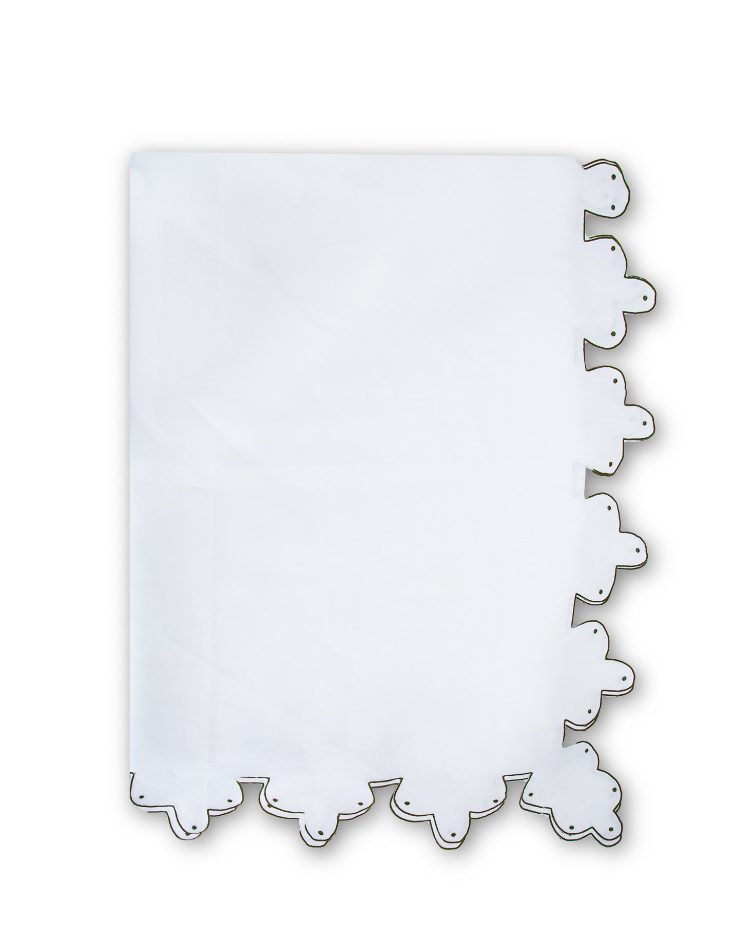 MANTEL Y SERVILLETAS BROCADO VERDE