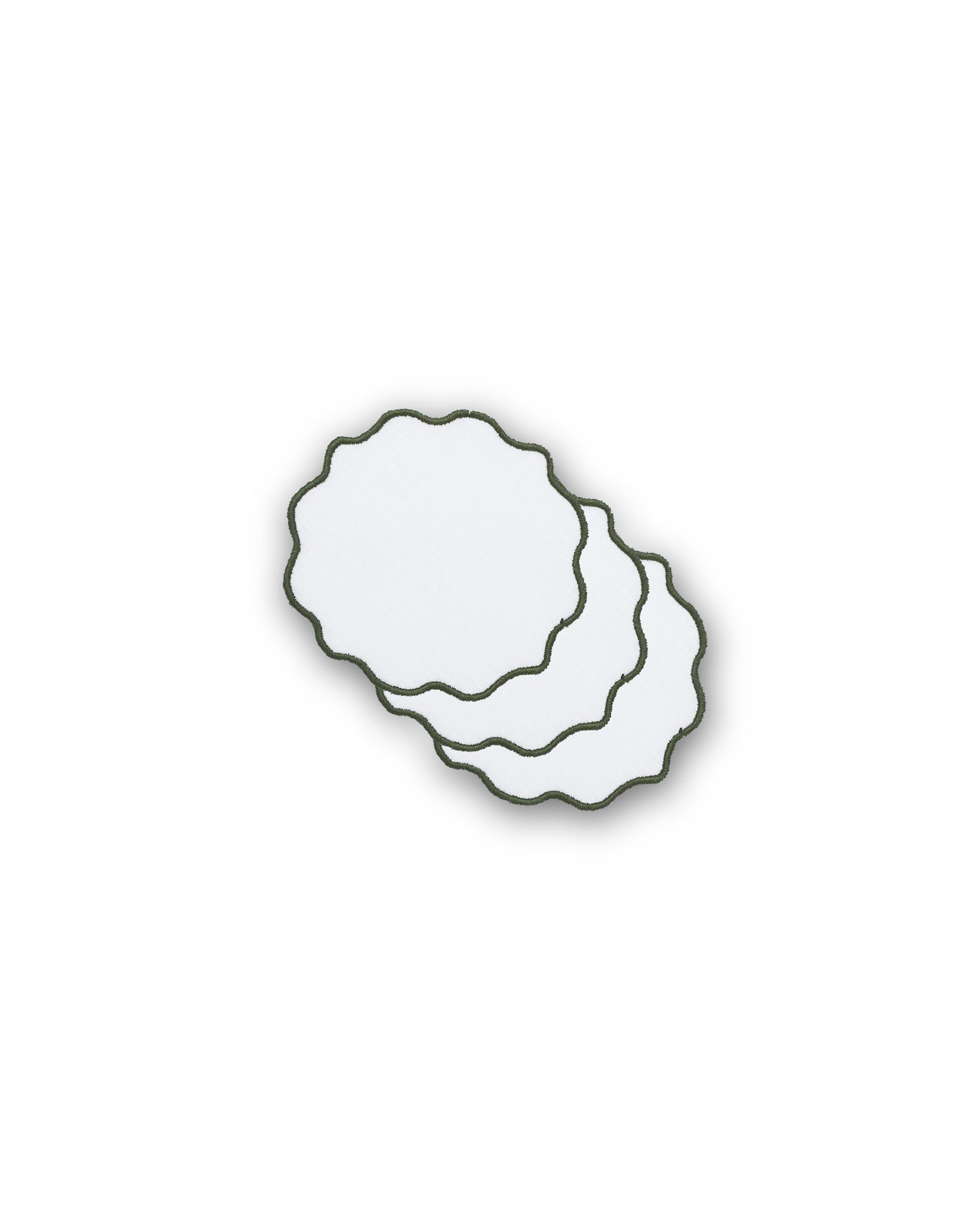 PANERA/COASTER PACK WITH GREEN TRIM