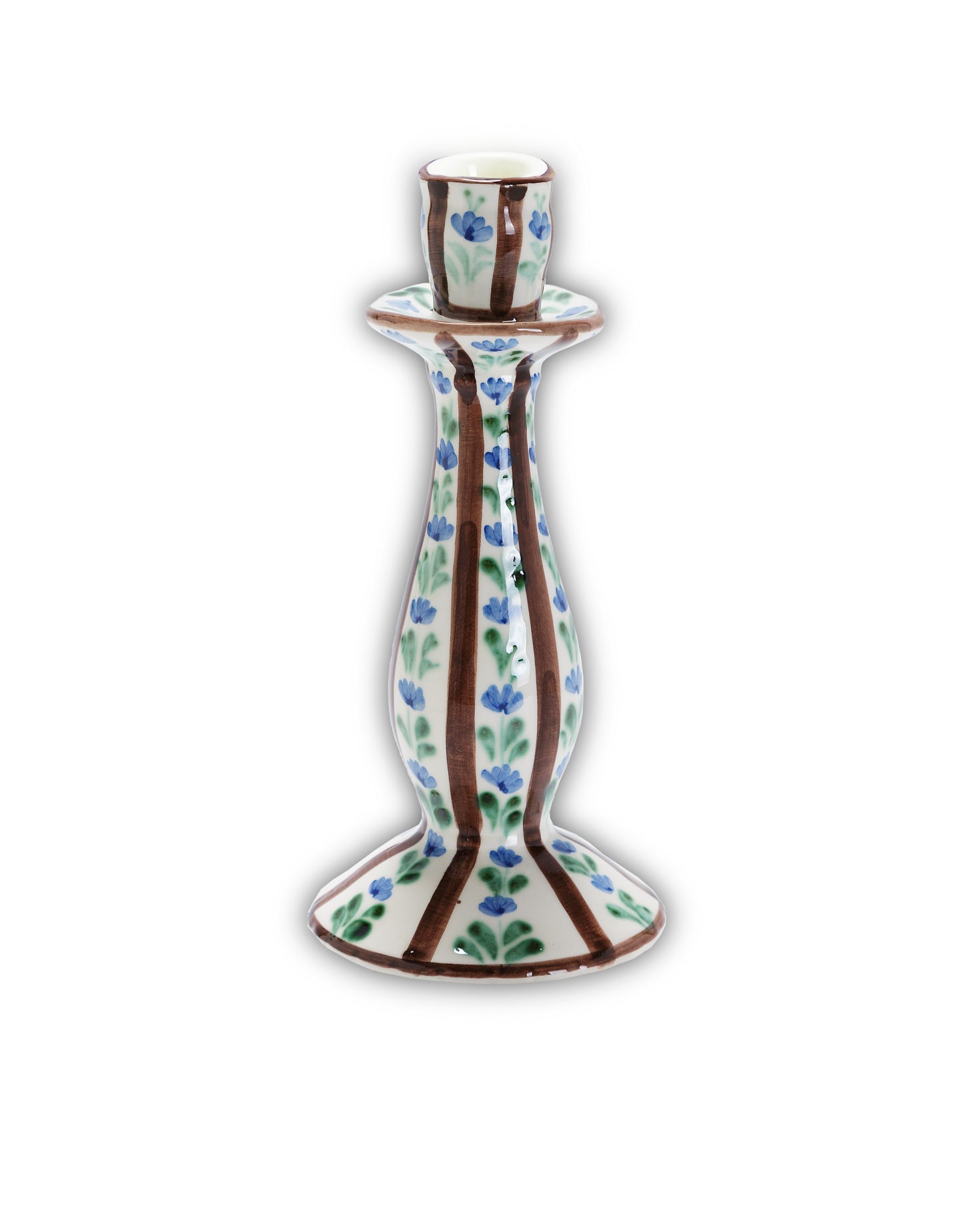 CANDELABRO CERAMICA CHITA AZUL
