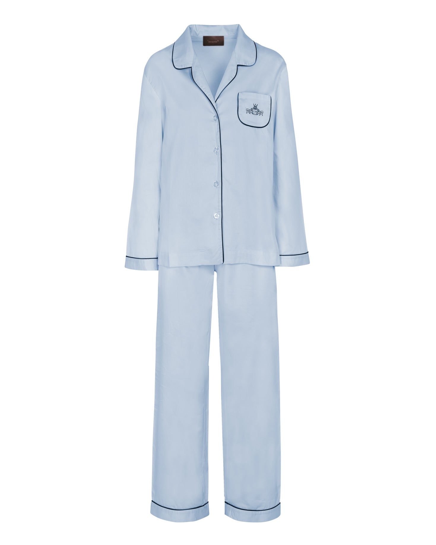 CONJUNTO PIJAMA AZUL LOGO
