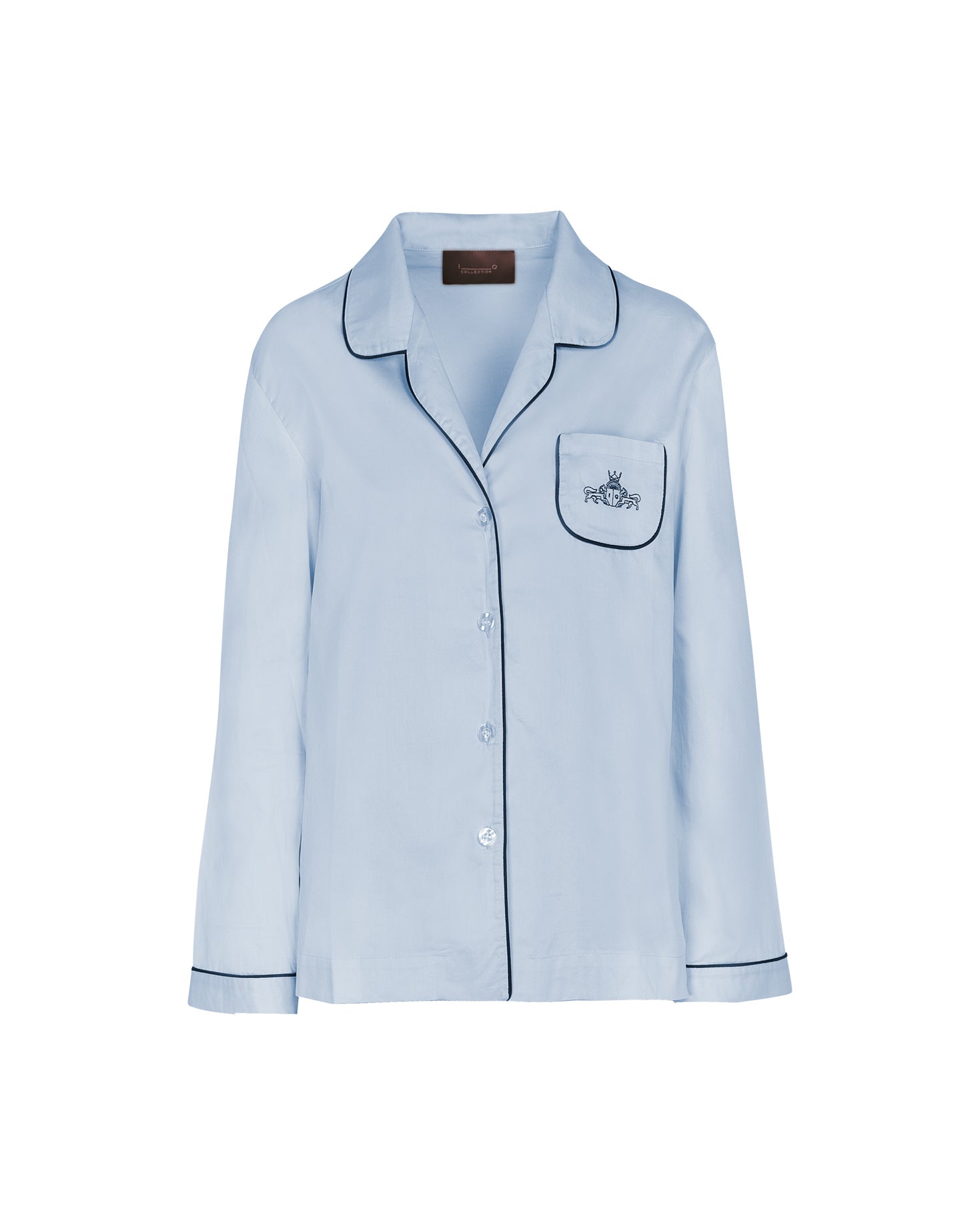 CONJUNTO PIJAMA AZUL LOGO