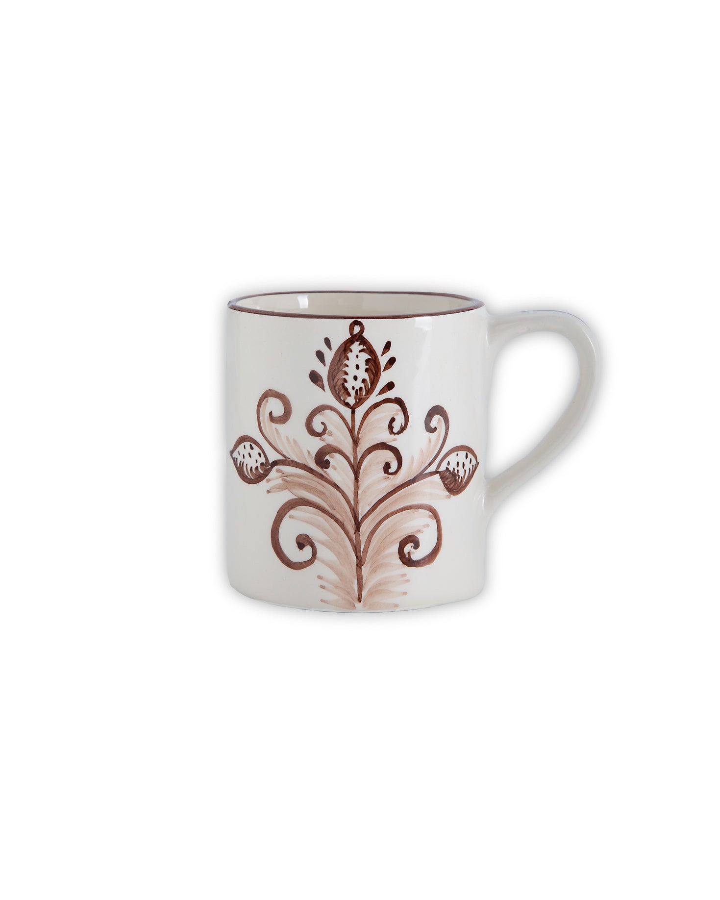 BROWN CARNATION MUG