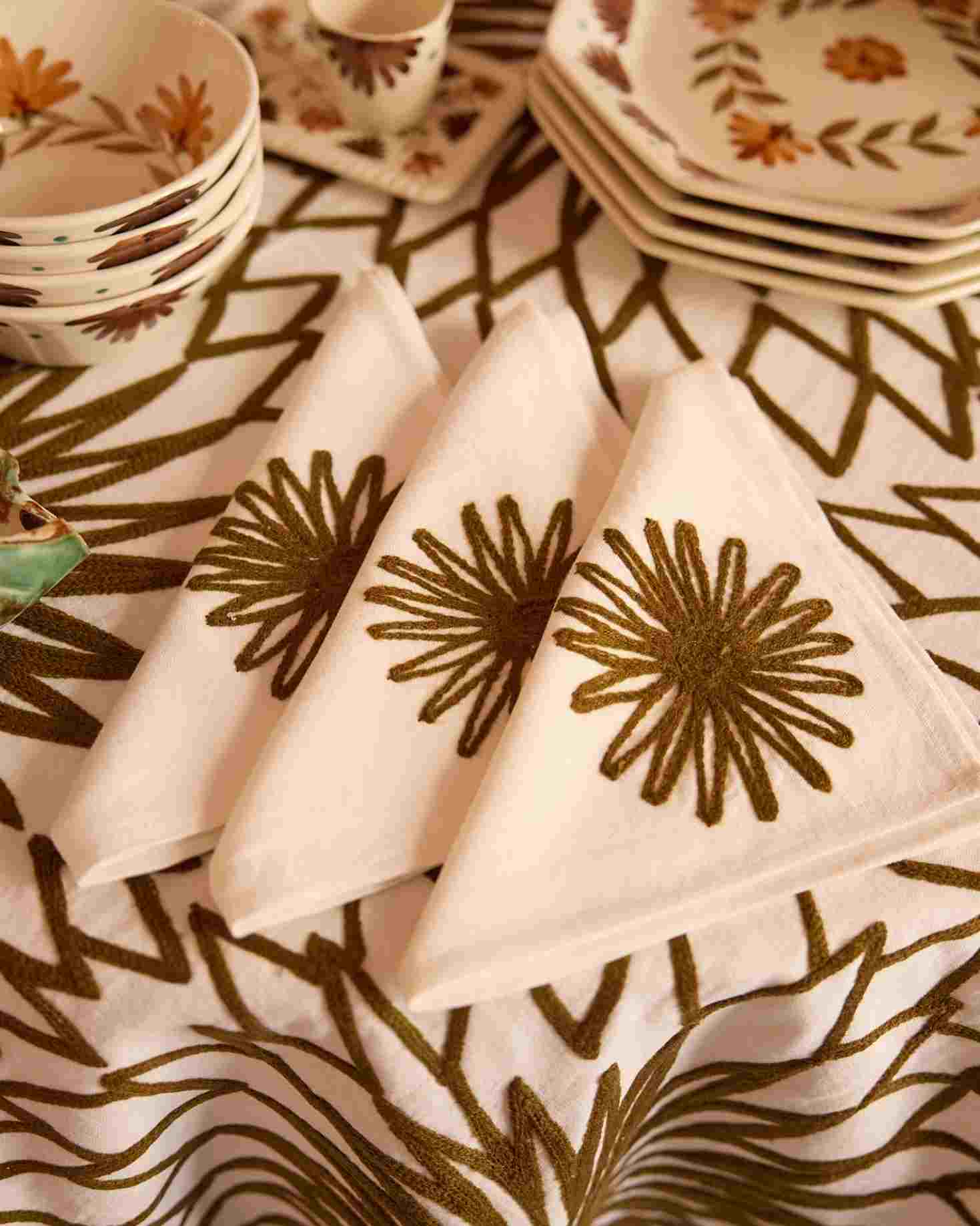 RECTANGULAR BRECA TABLECLOTH (red)