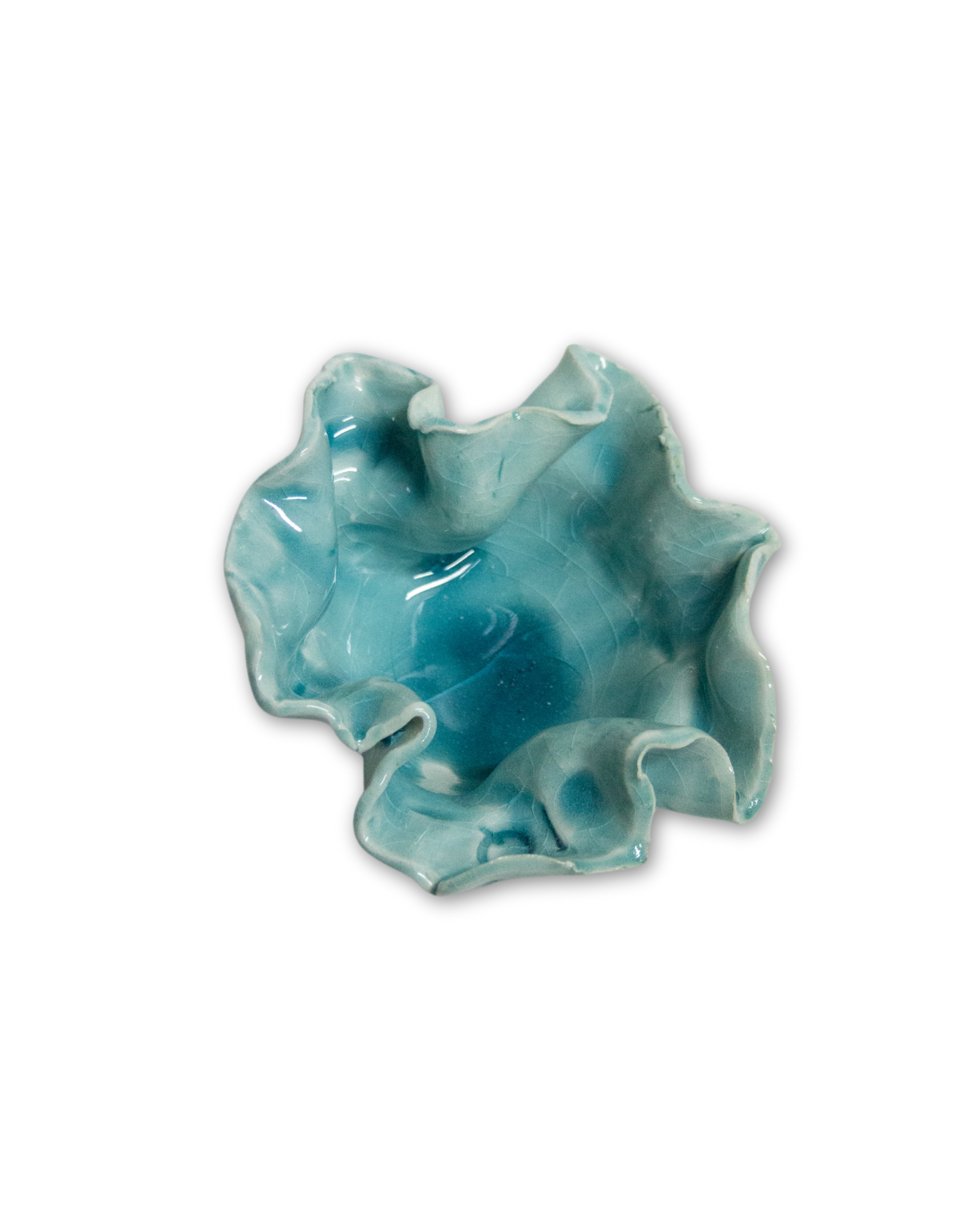 SMALL MUSTARD POTTERY
