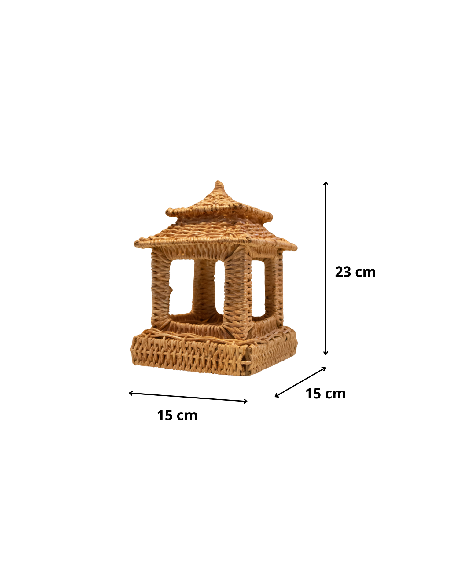 SMALL WICKER PAGODA