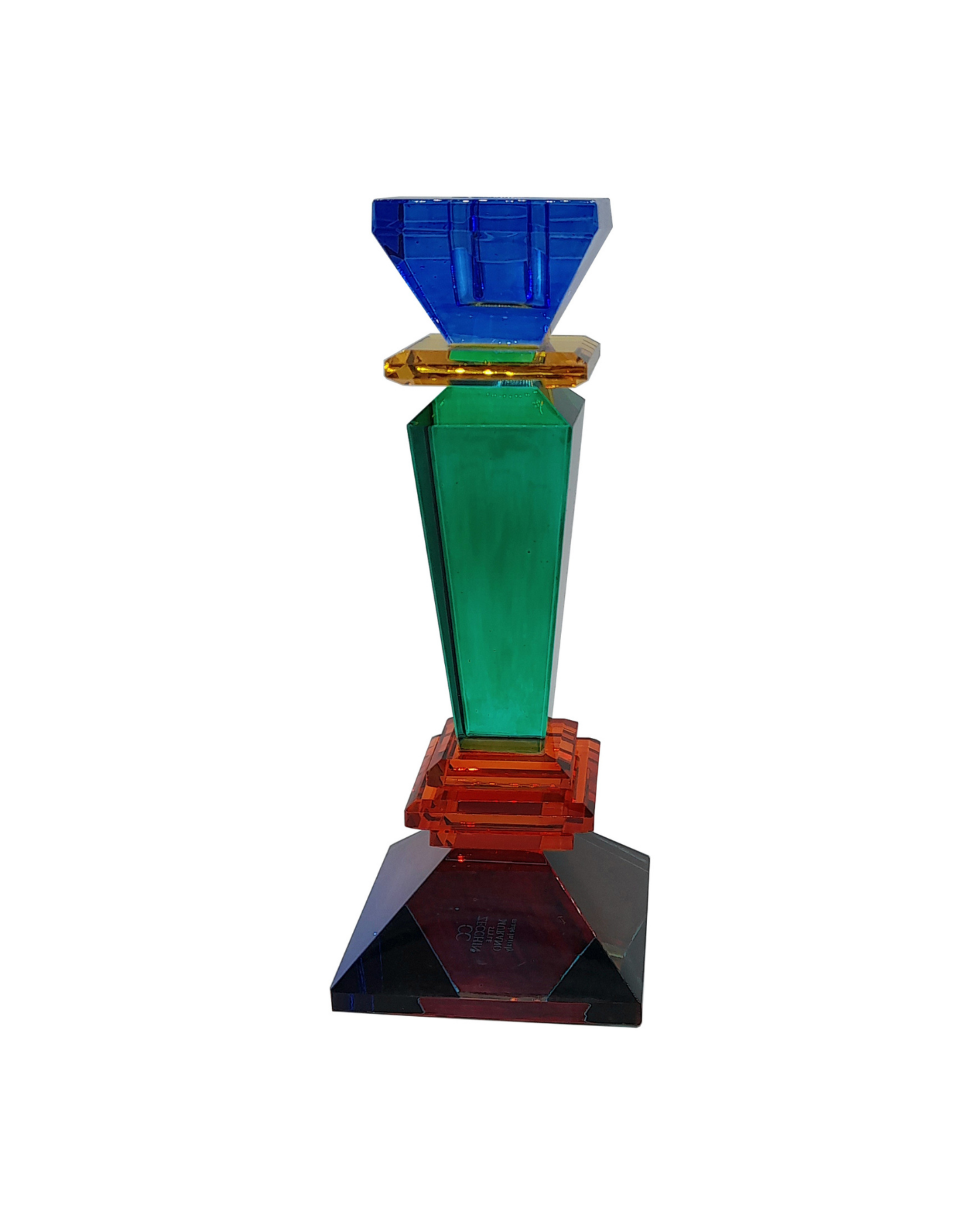 CANDELABRO COLORES CRISTAL LARGO
