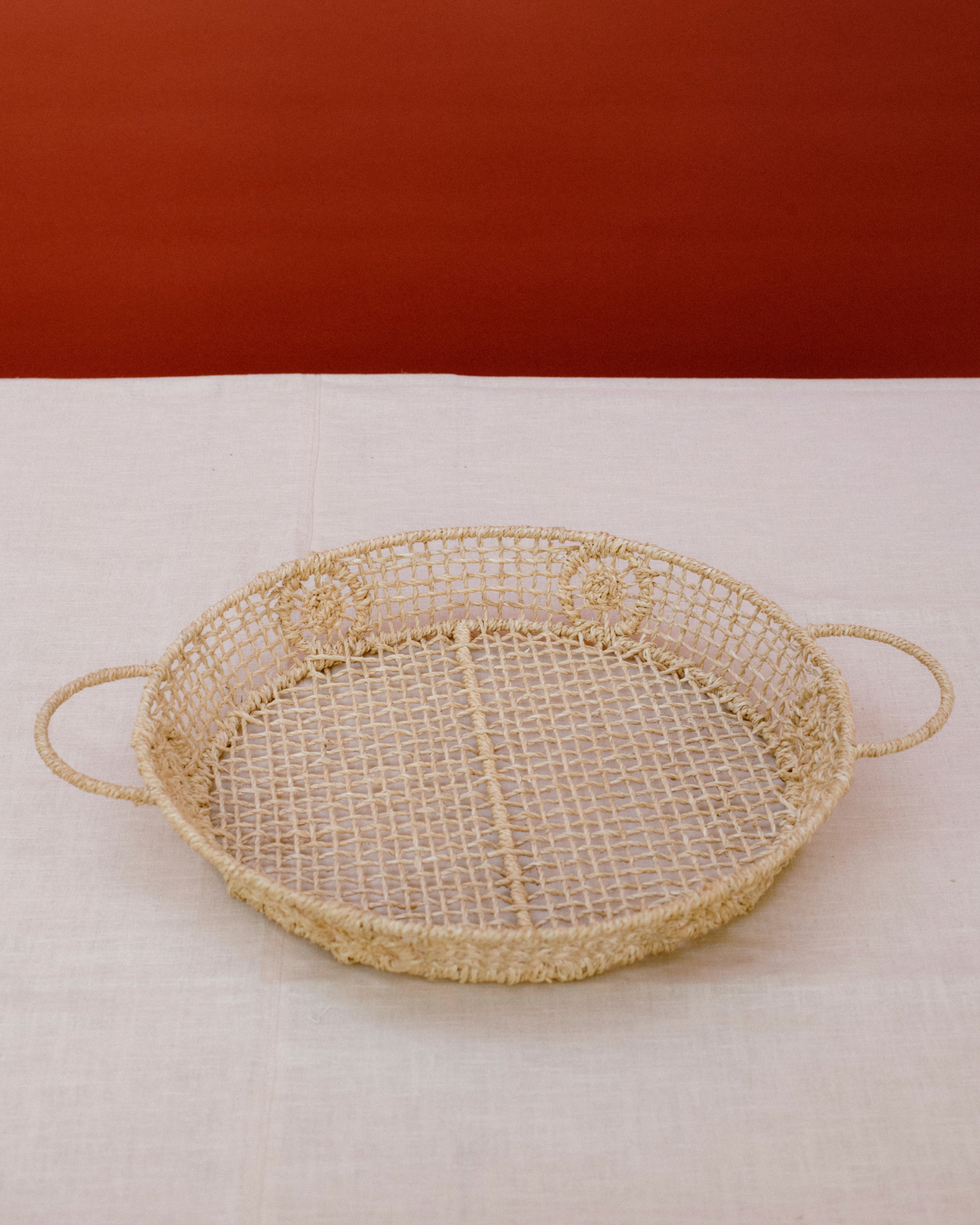 ROUND OLIVE TRAY