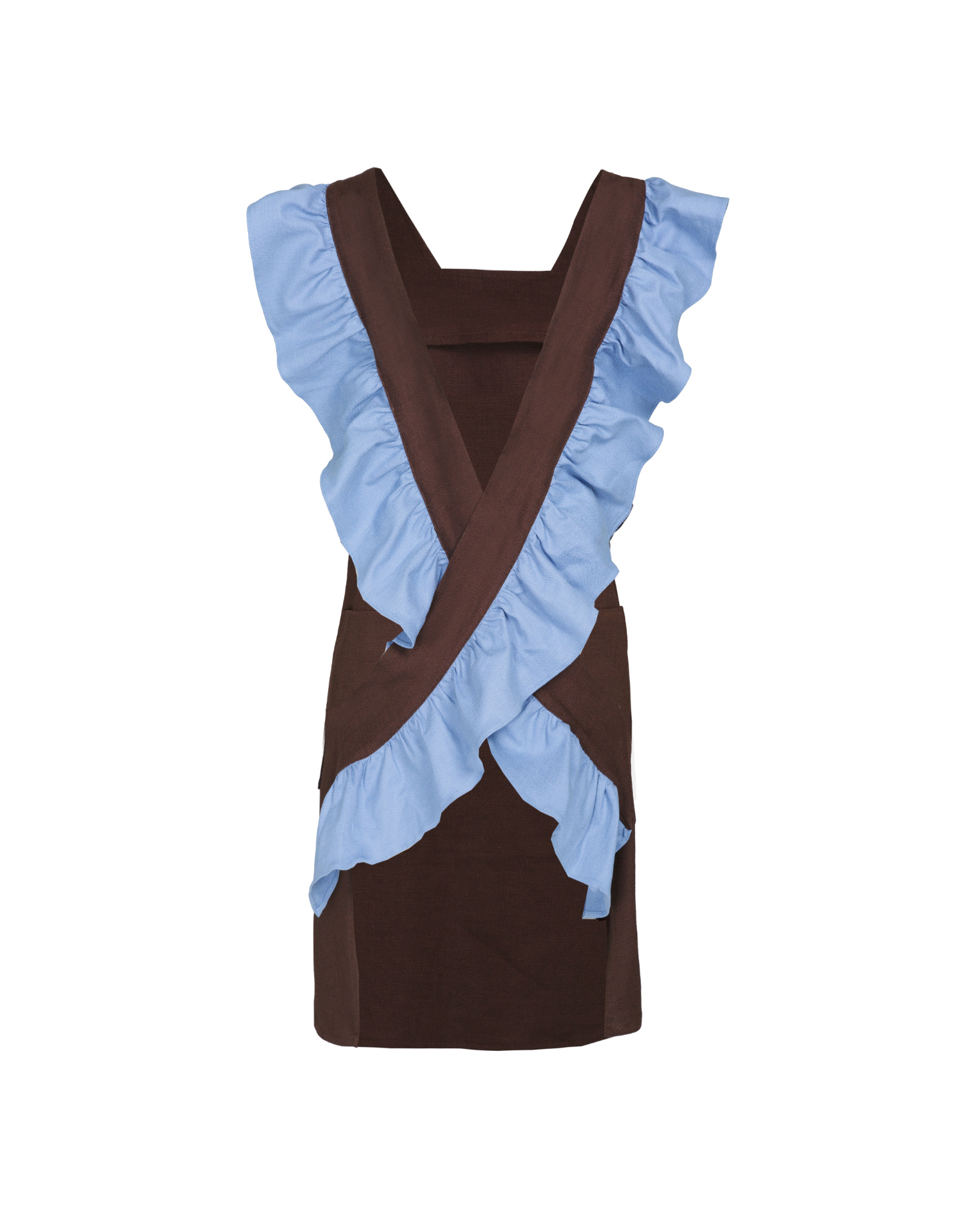 BROWN PASTEL APRON