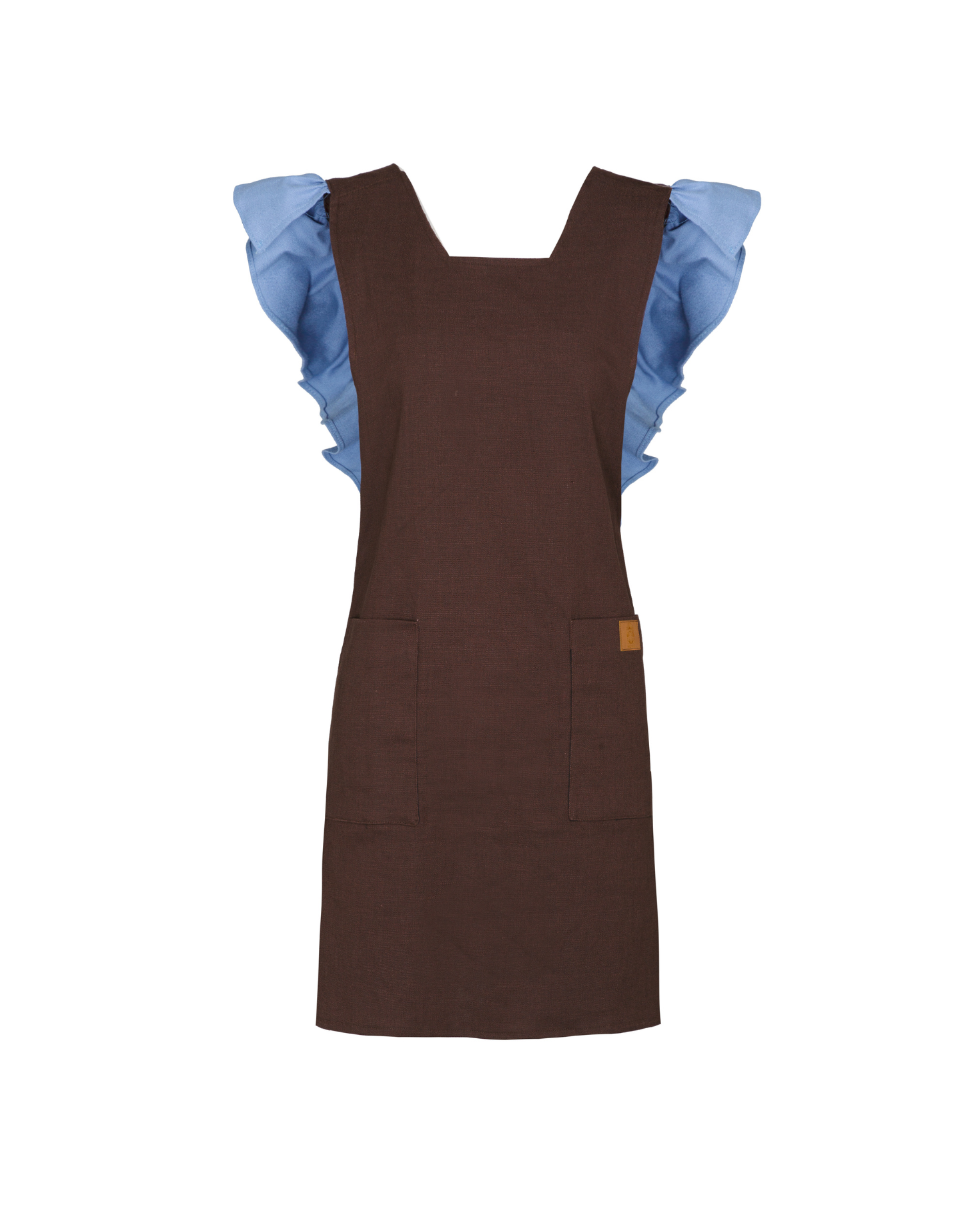 BROWN PASTEL APRON