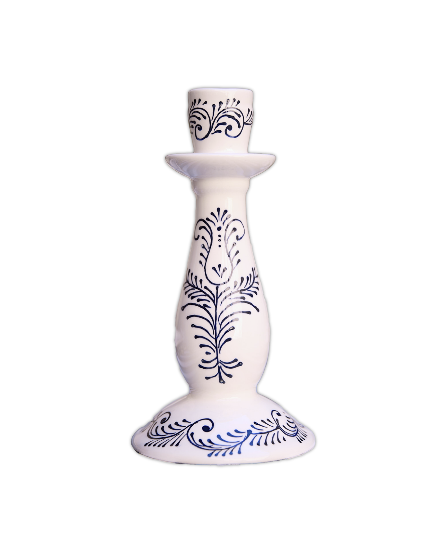 CANDELABRO TERRACOTA (azul)