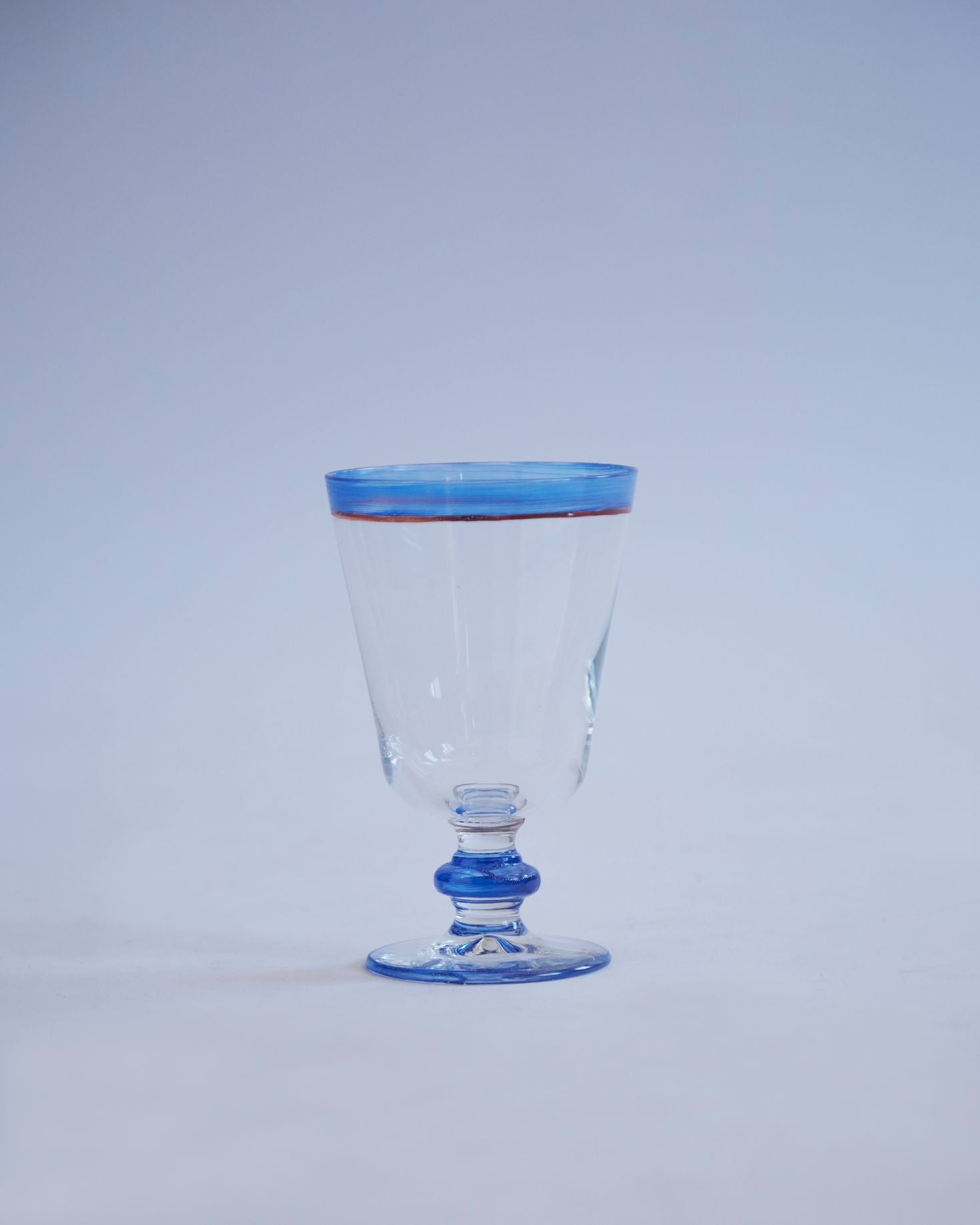 SET 4 COPAS HANDMADE (raya azul)