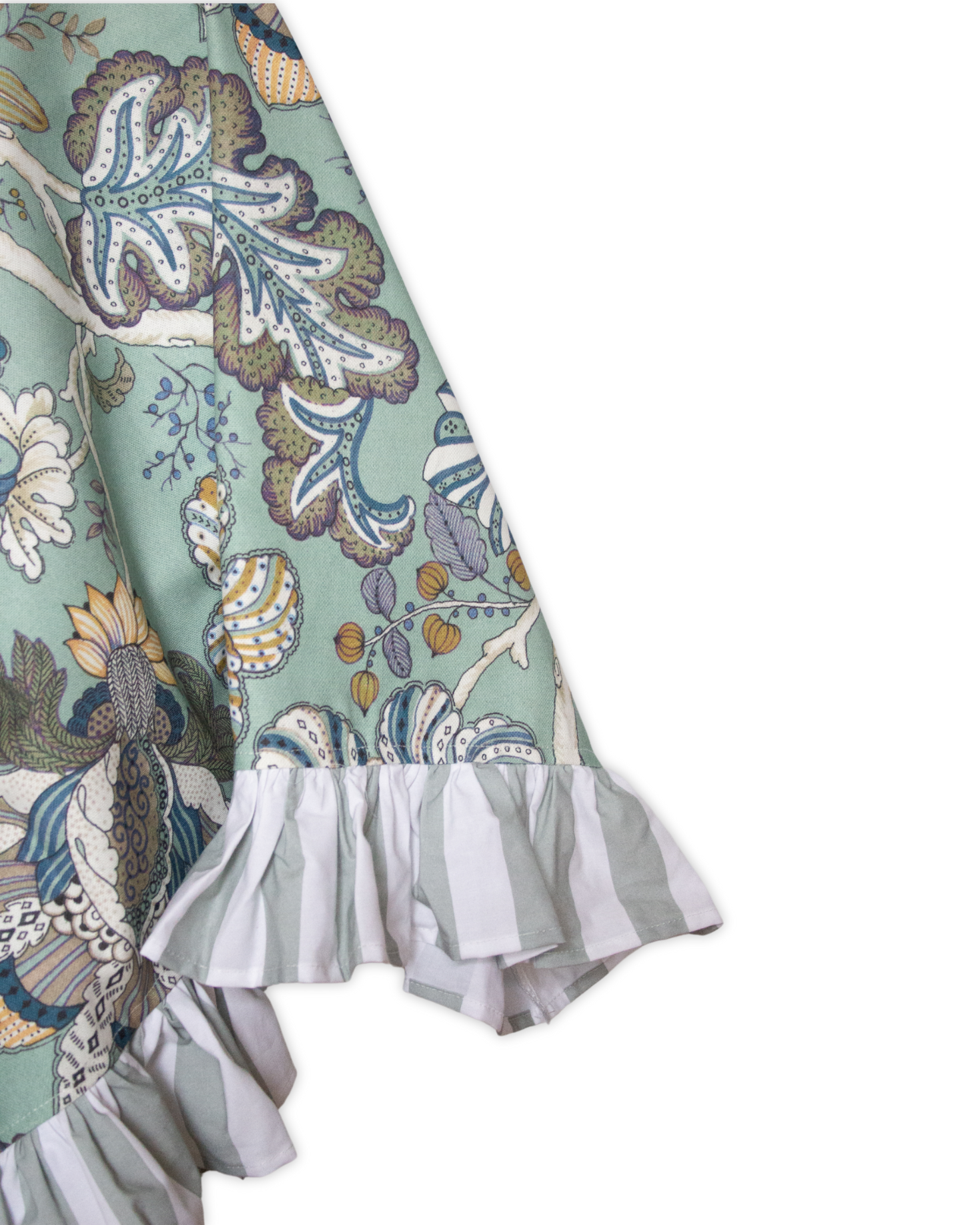 RECTANGULAR BEGONIA TABLECLOTH (blue)