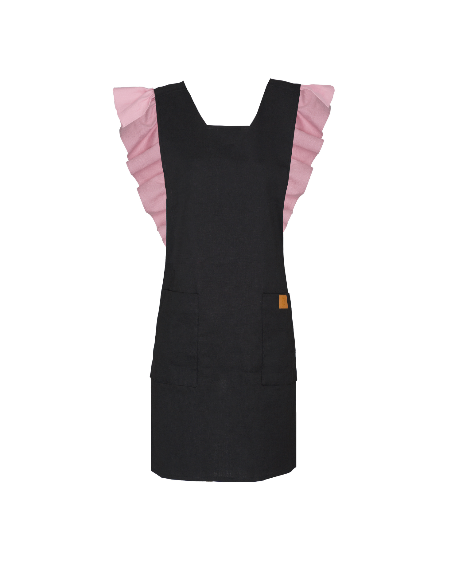 BLACK PASTEL APRON