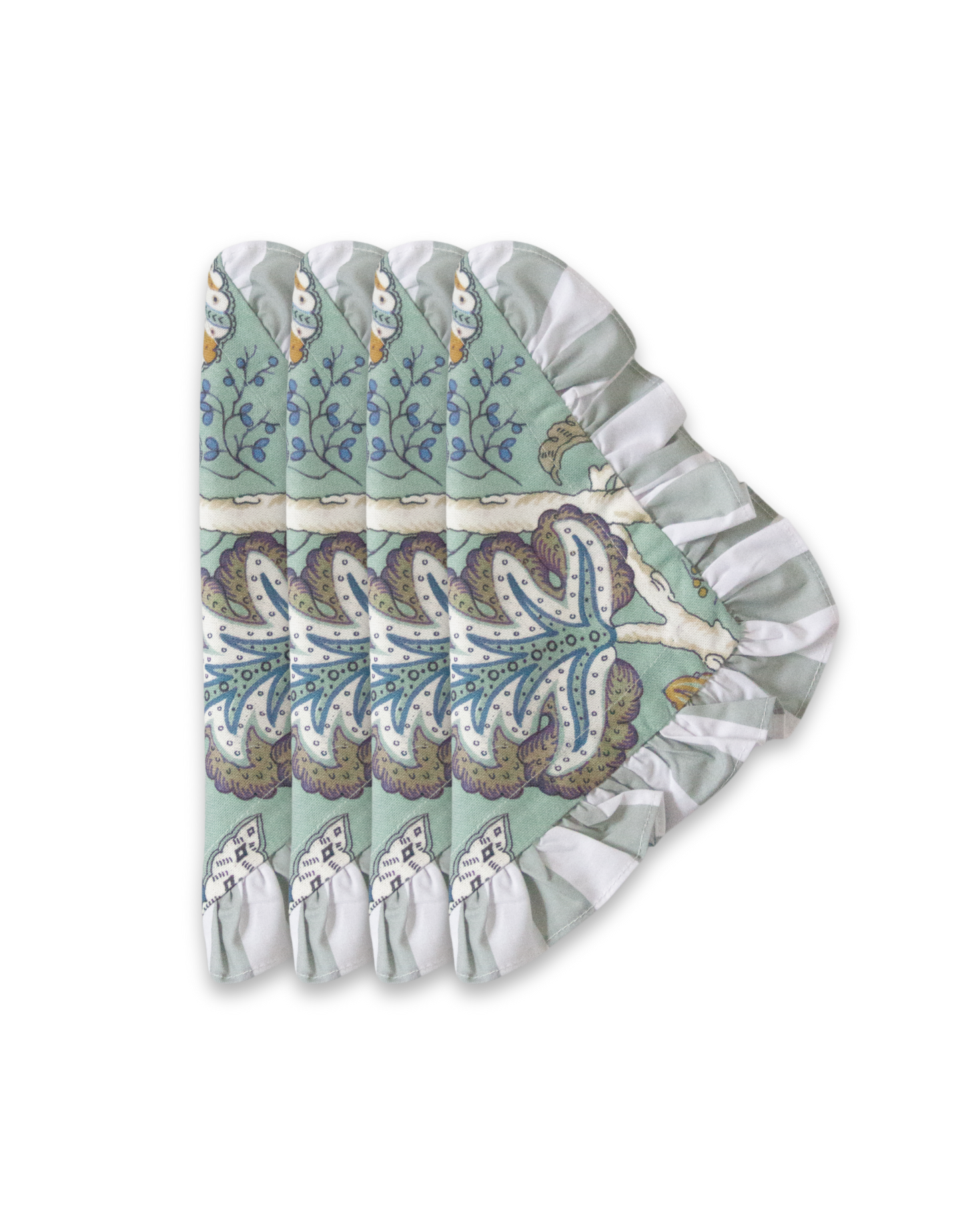 PACK 4 SERVILLETAS BEGONIA (azul)