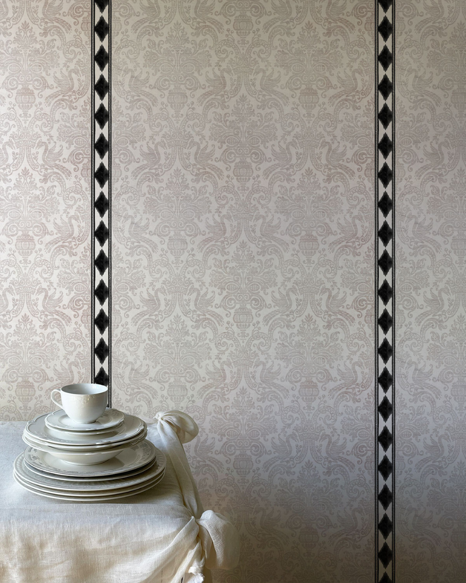 CAROLINA BLACK WALLPAPER (5m2 roll)