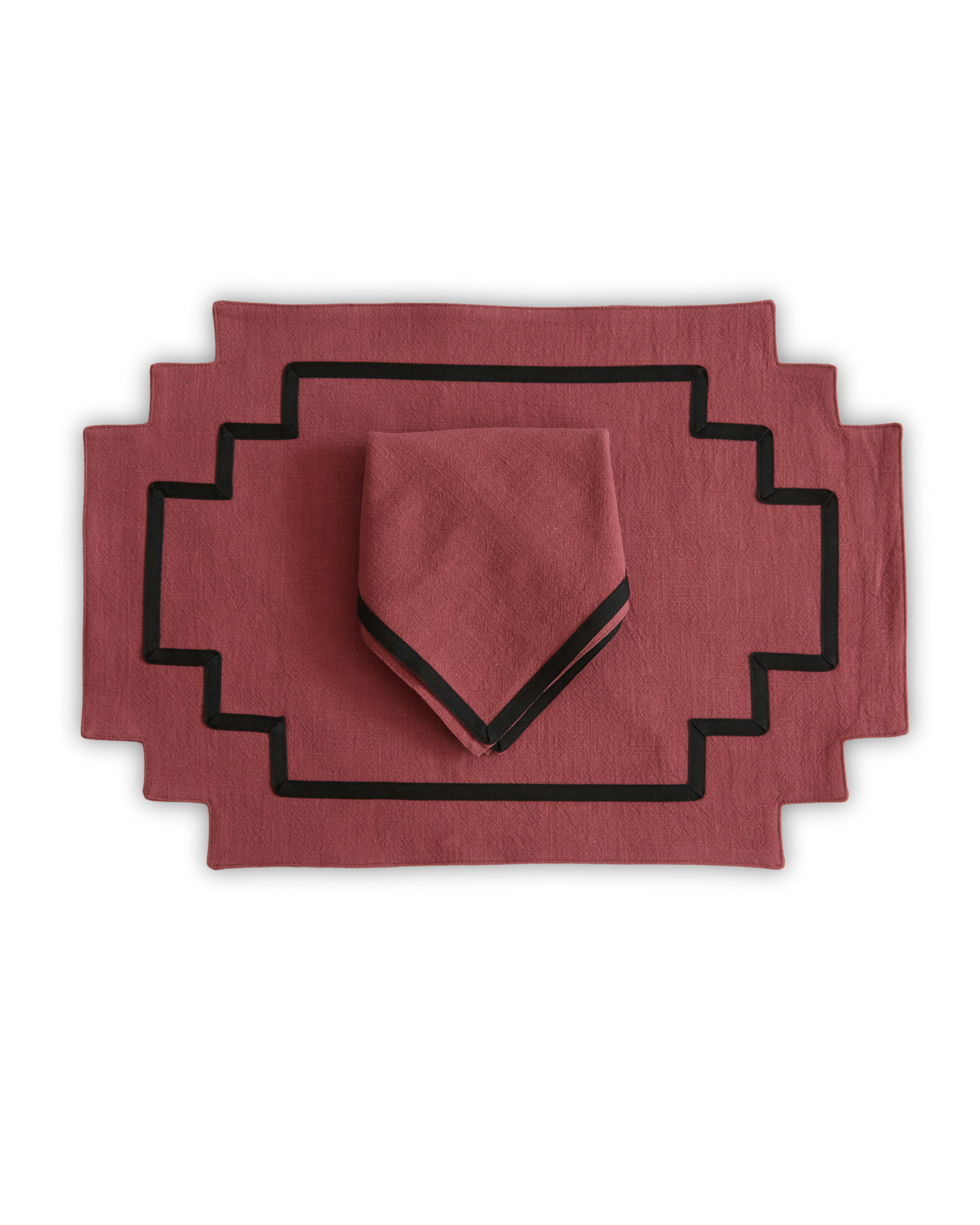 INDIVIDUAL Y SERVILLETA ICON (rosa)
