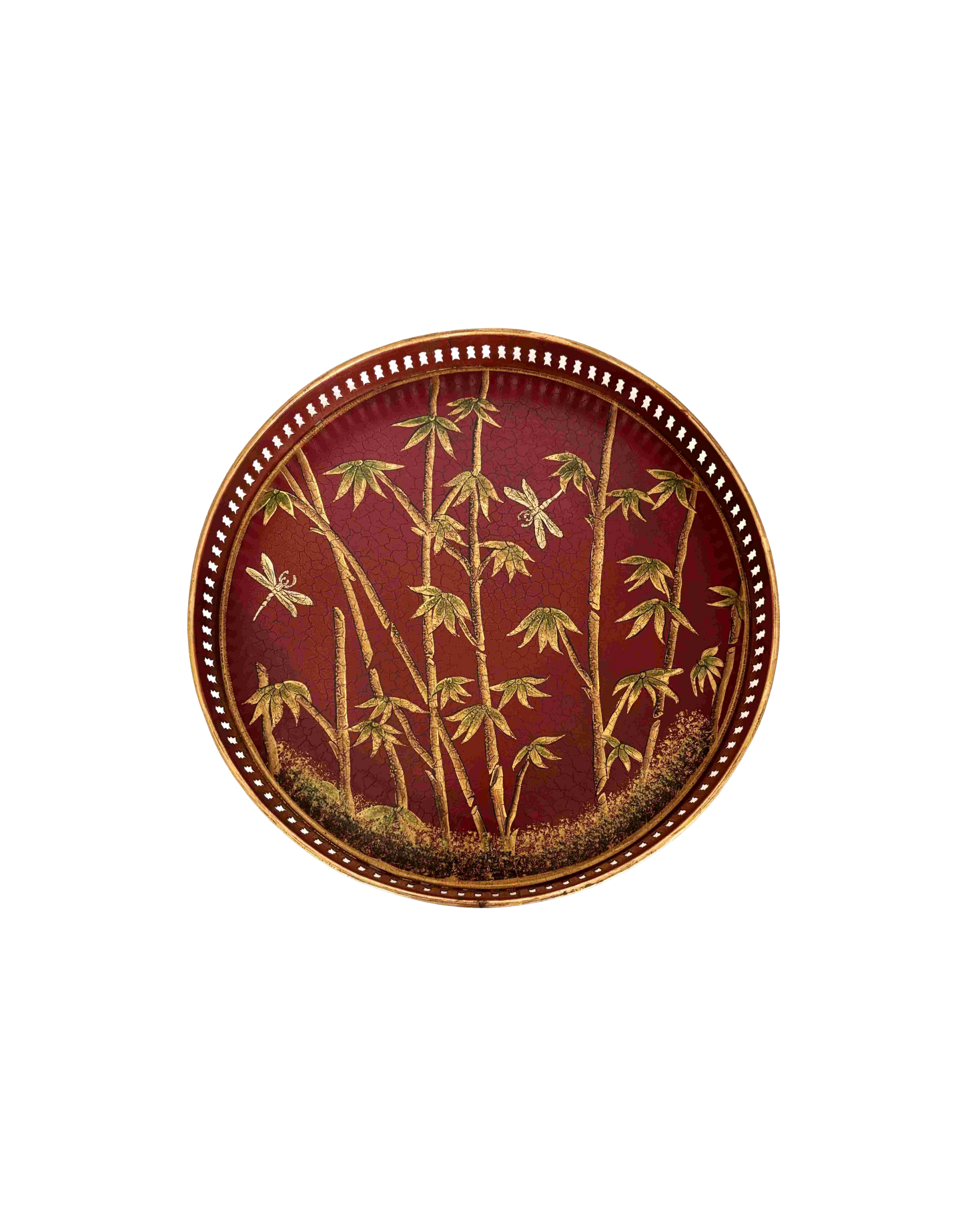 BRADE TRAY SMALL (burgundy)