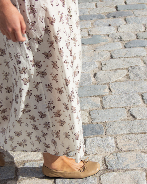 CAMISÓN MERCEDES FLORAL (BEIGE)