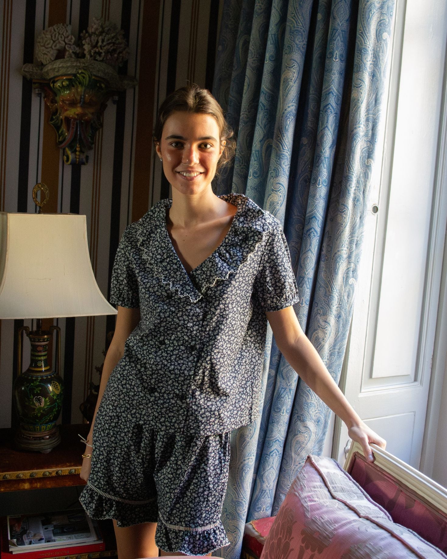 PIJAMA FERNANDA AZUL