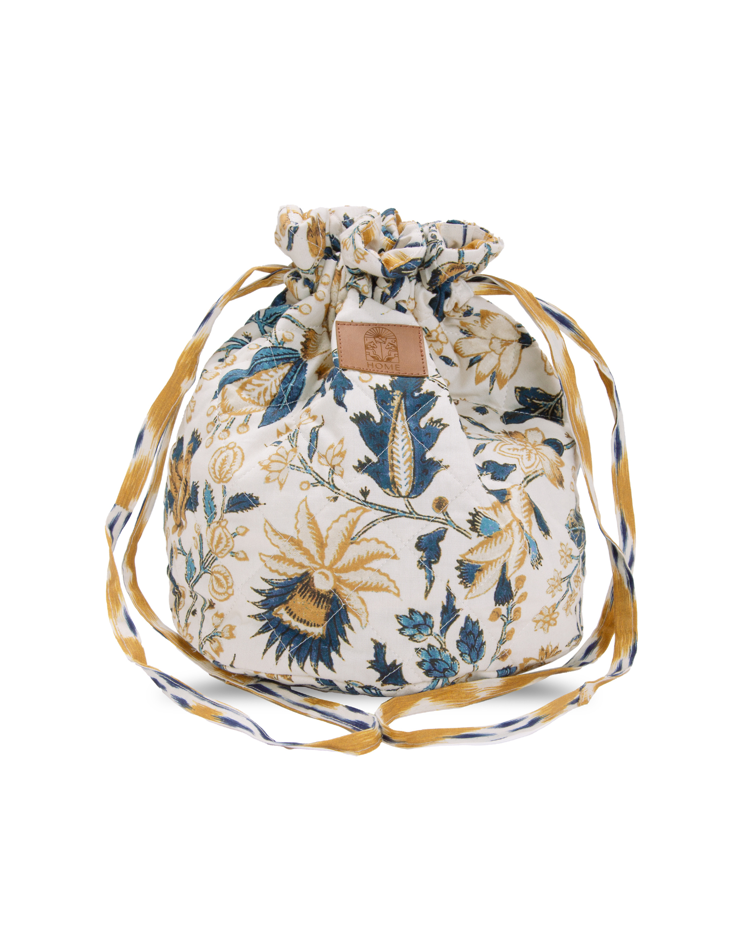 NECESER SACO FLORAL (AZUL)