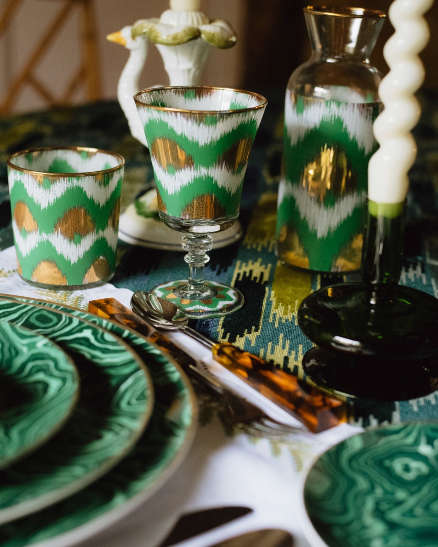 GREEN IKAT CUP