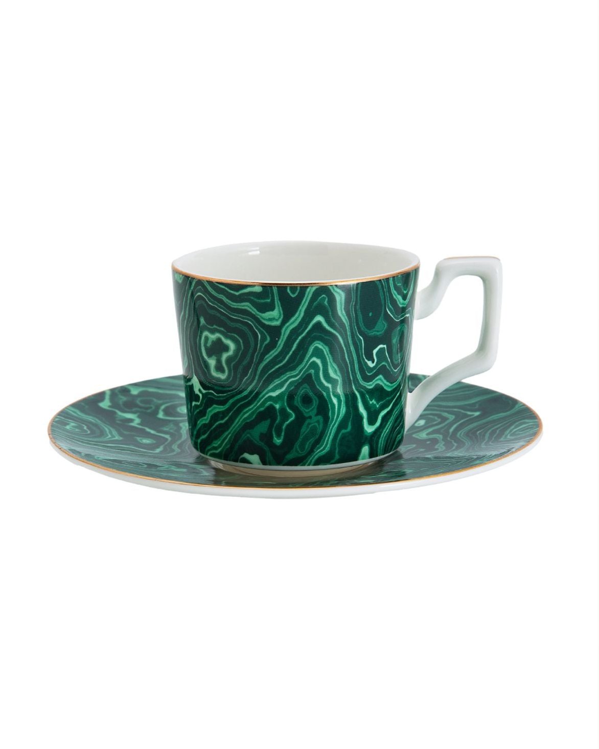 ESPRESSO CUP WITH MALAKITA SAUCER