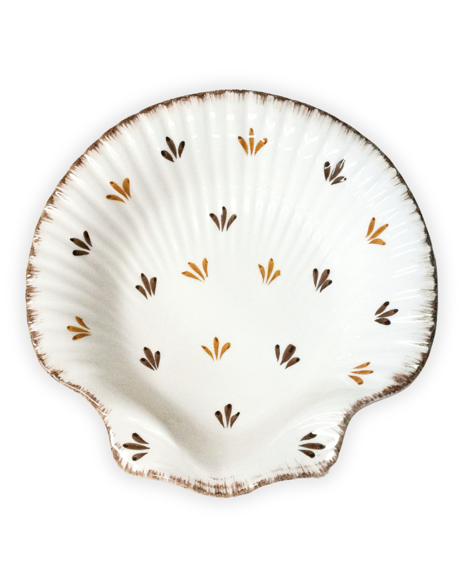 PLATO HONDO CONCHA (terracota)