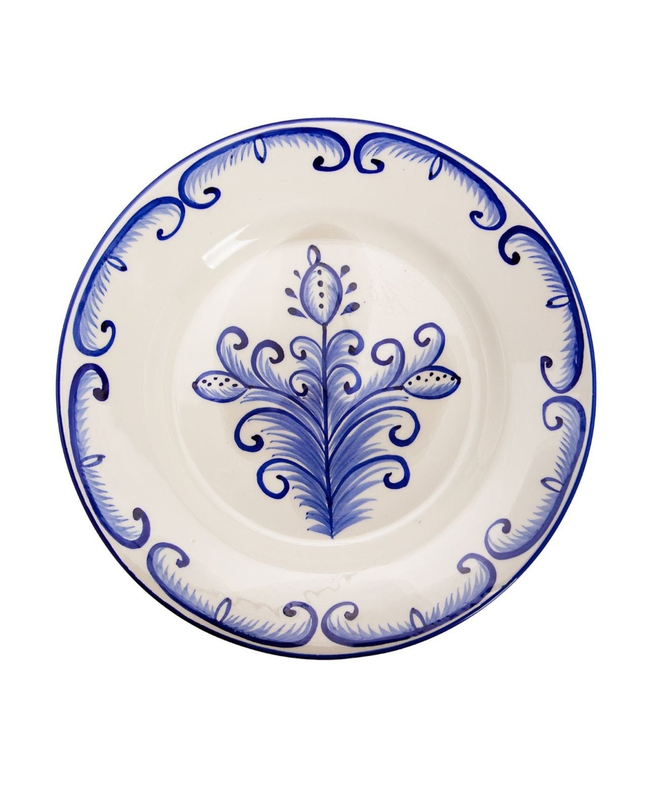 BLUE CARNATION PLATE