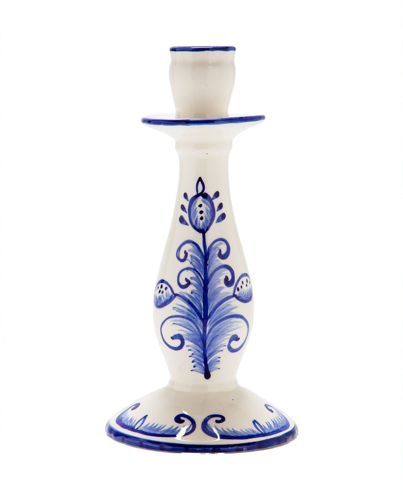 CANDELABRO CLAVEL AZUL