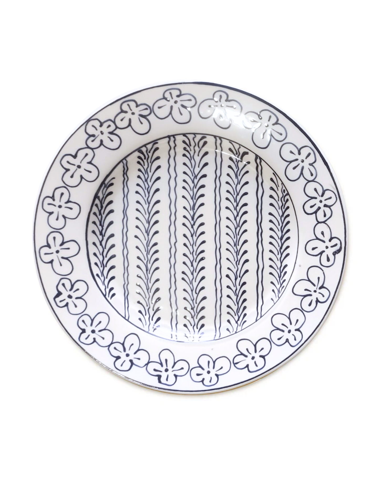 PLATO LLANO CÁNDIDO (azul)