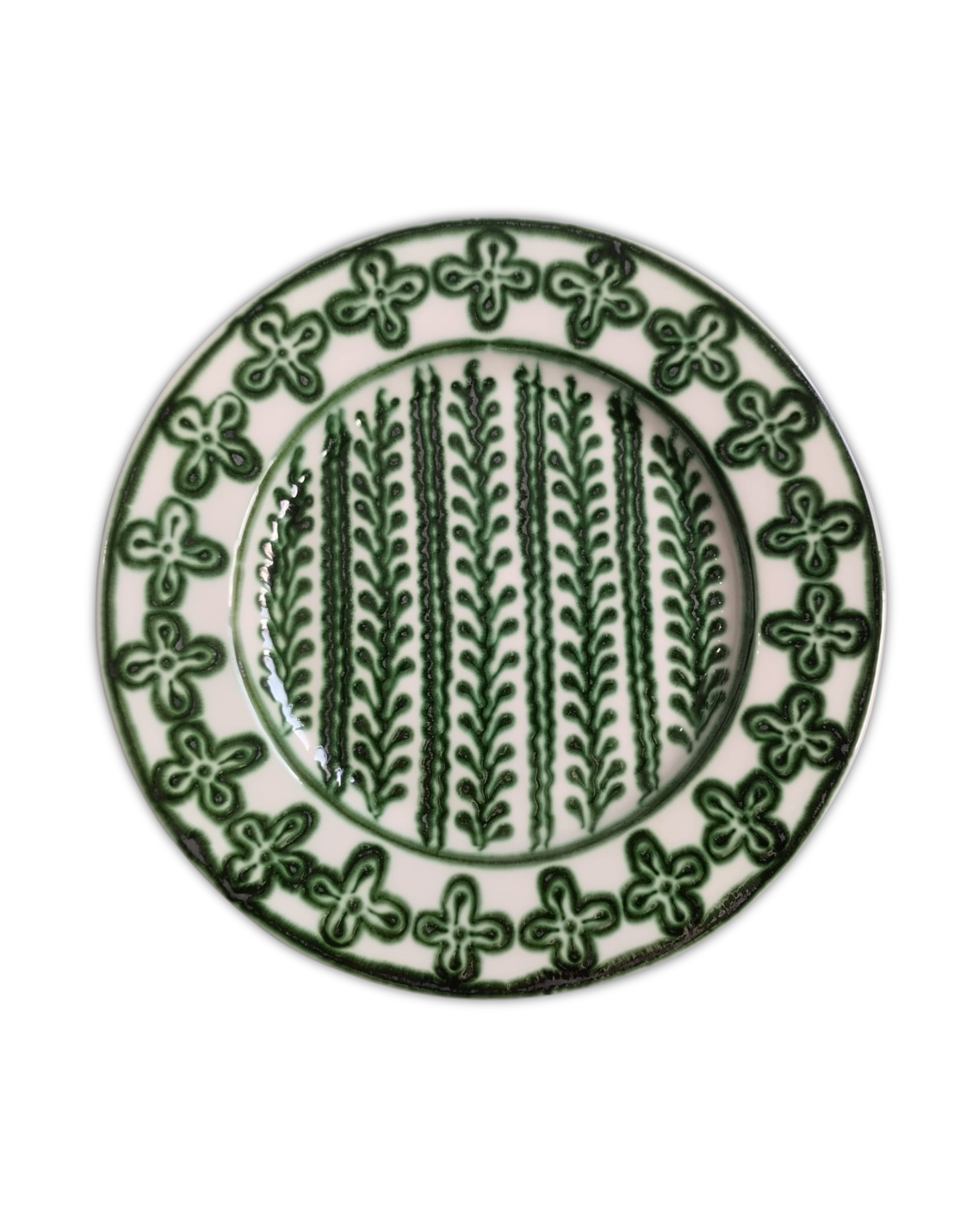 PLATO LLANO CÁNDIDO (verde)