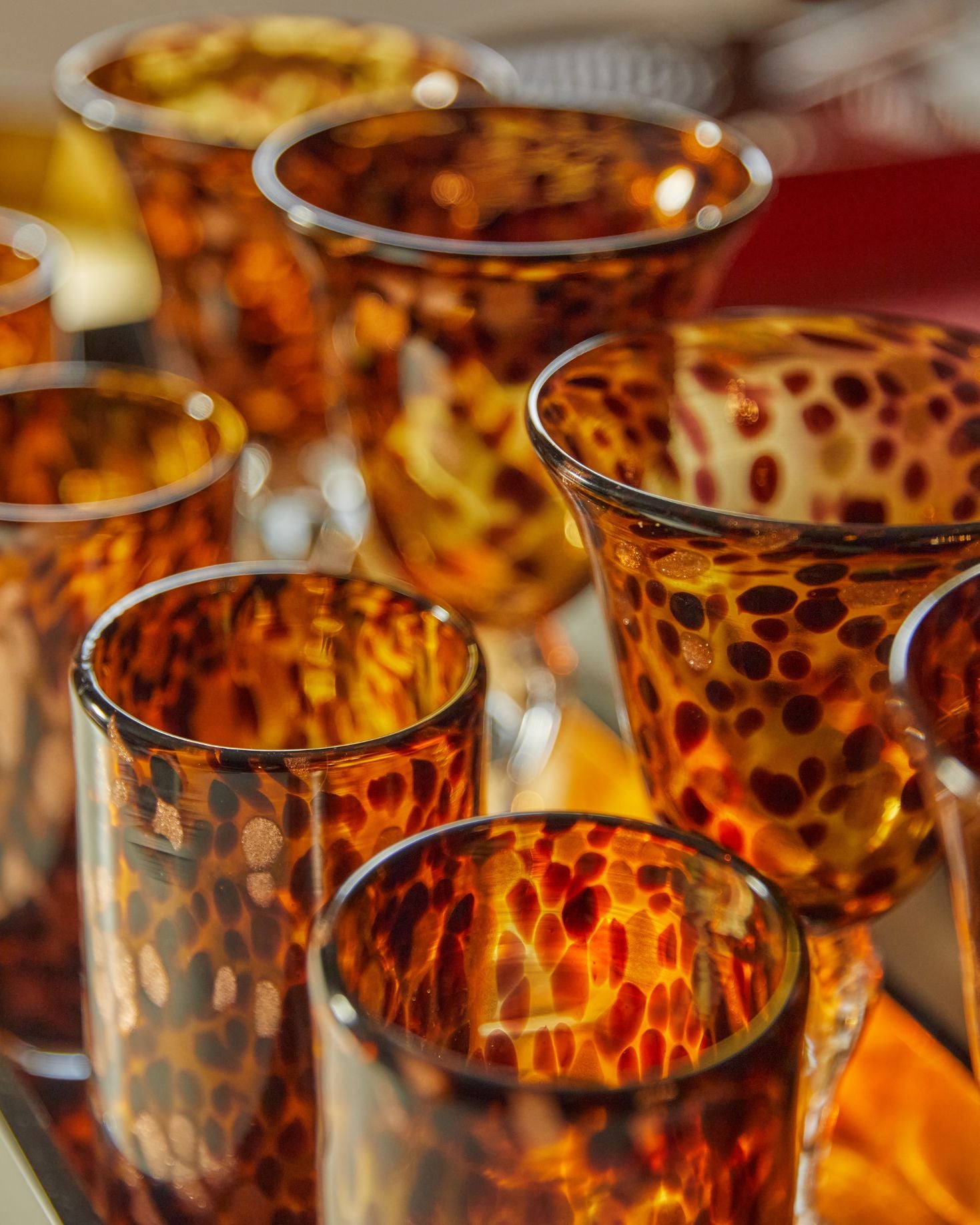 SET 6 VASOS CAREY ALARGADOS