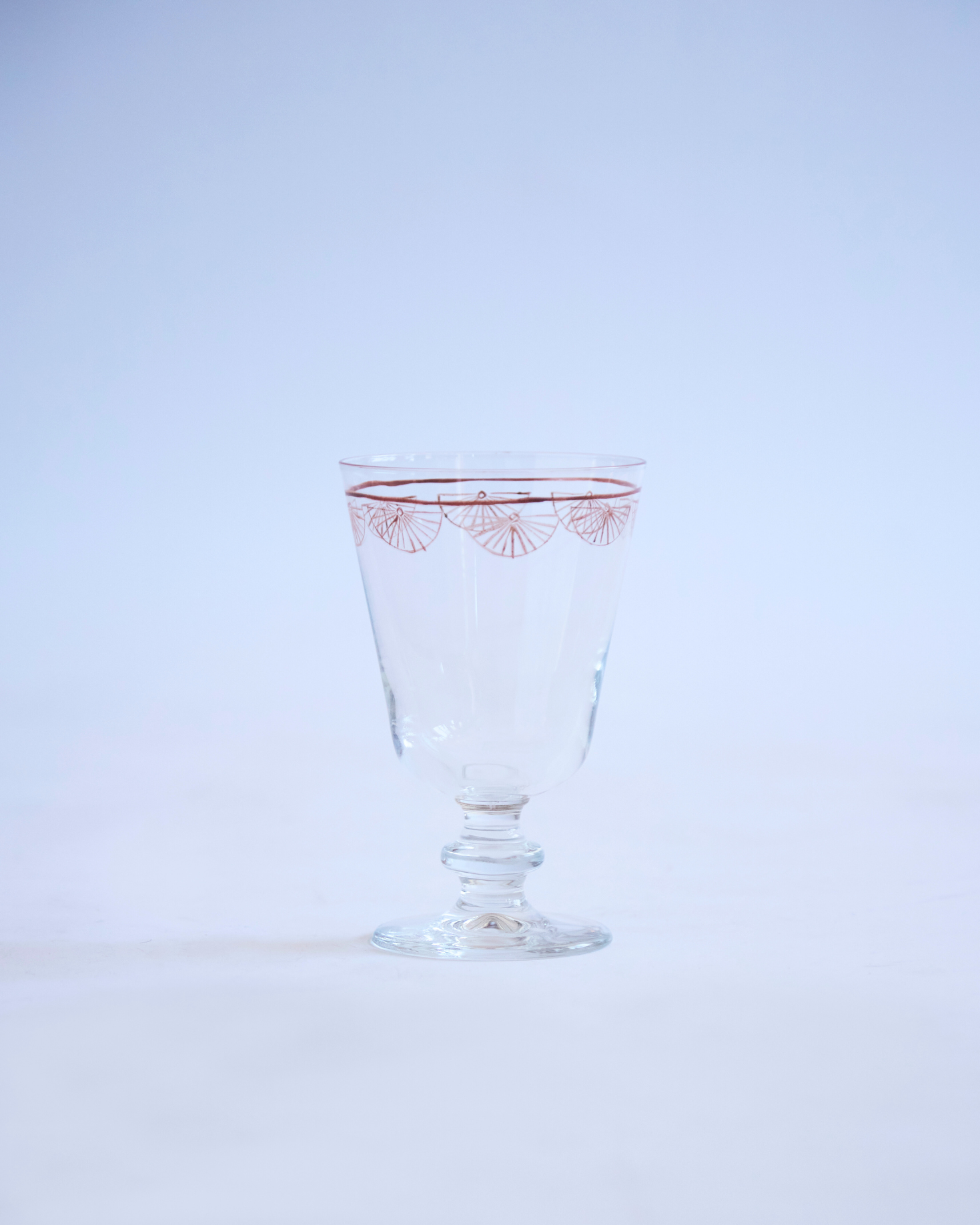 SET 4 COPAS HANDMADE (abanicos caldera)