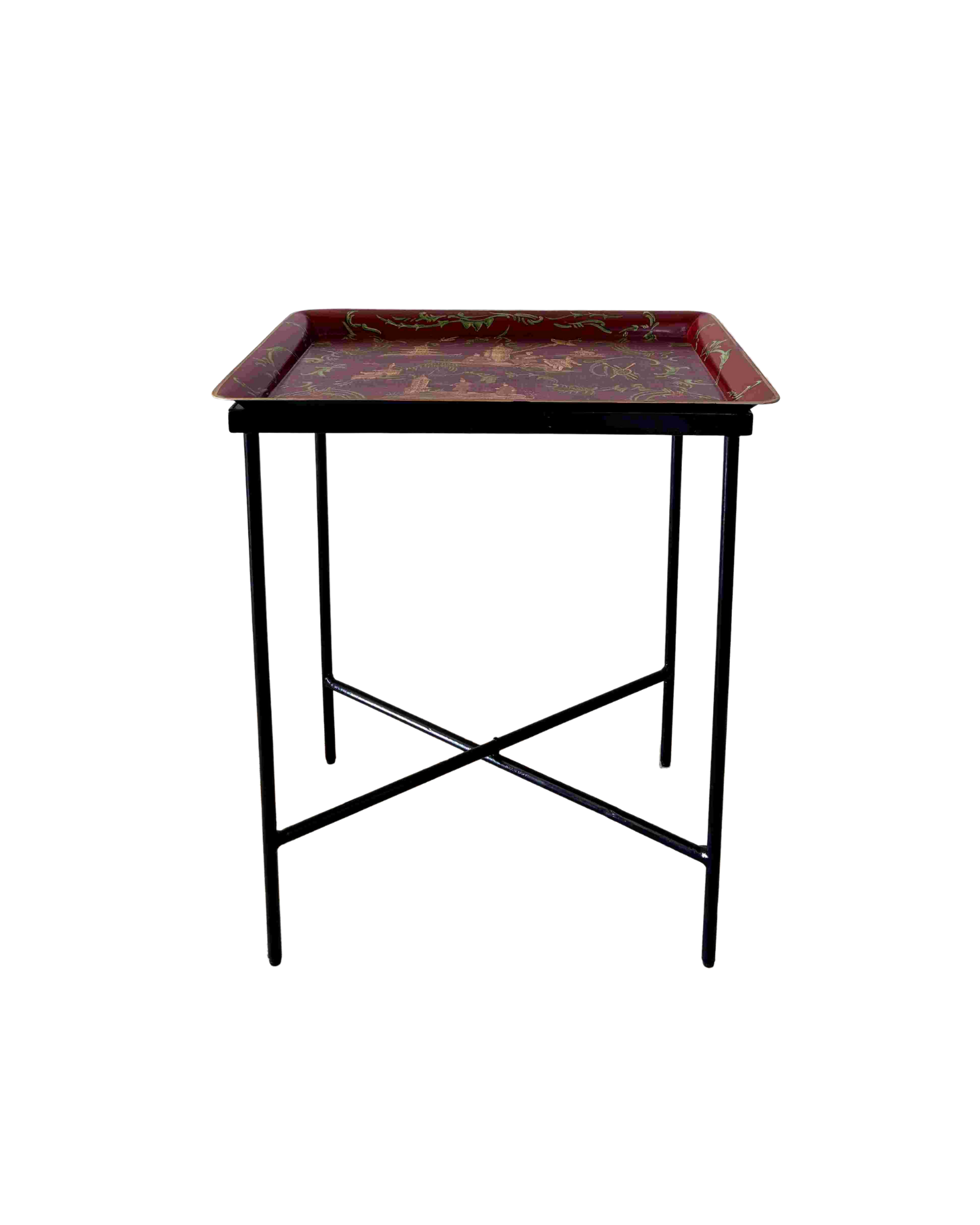 SMALL BASANT TRAY (burgundy)