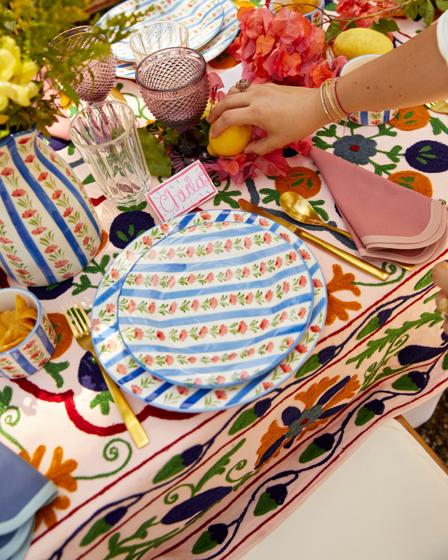 CHITA CHERRY DESSERT PLATE