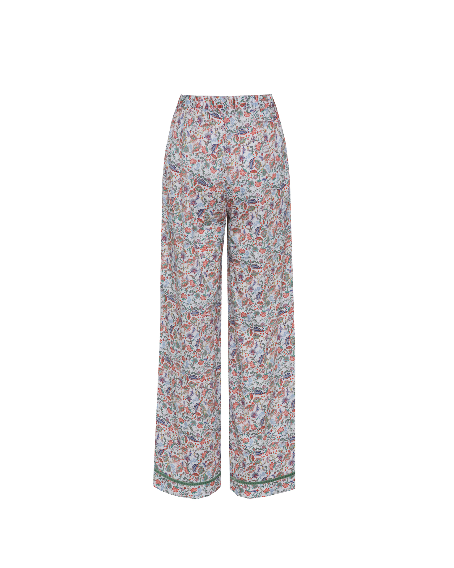 CASTLE PAJAMAS (coral and green)