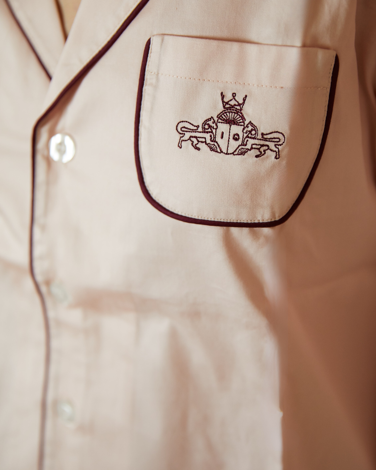 CONJUNTO PIJAMA ROSA LOGO