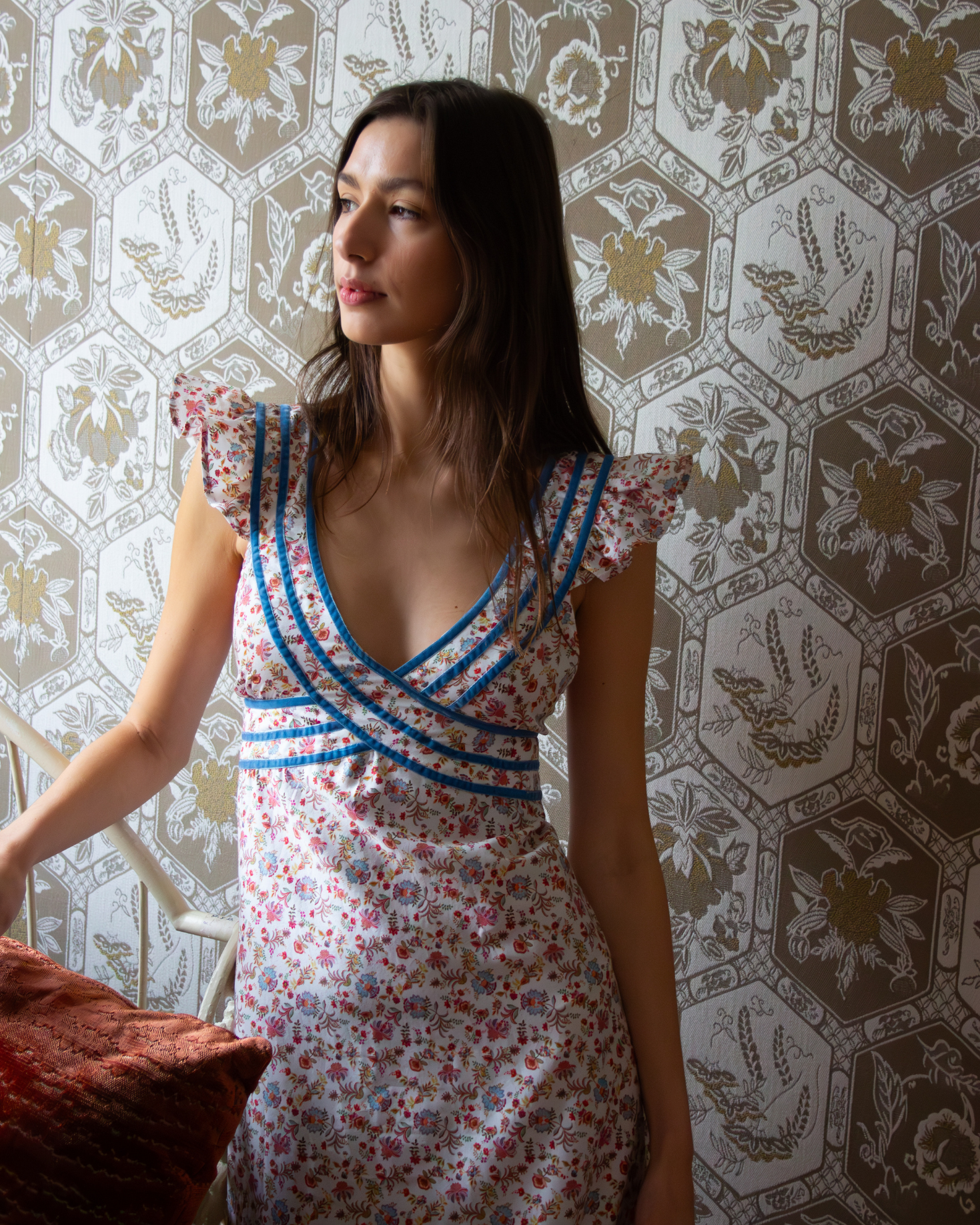 INÉS NIGHTGOWN (blue)