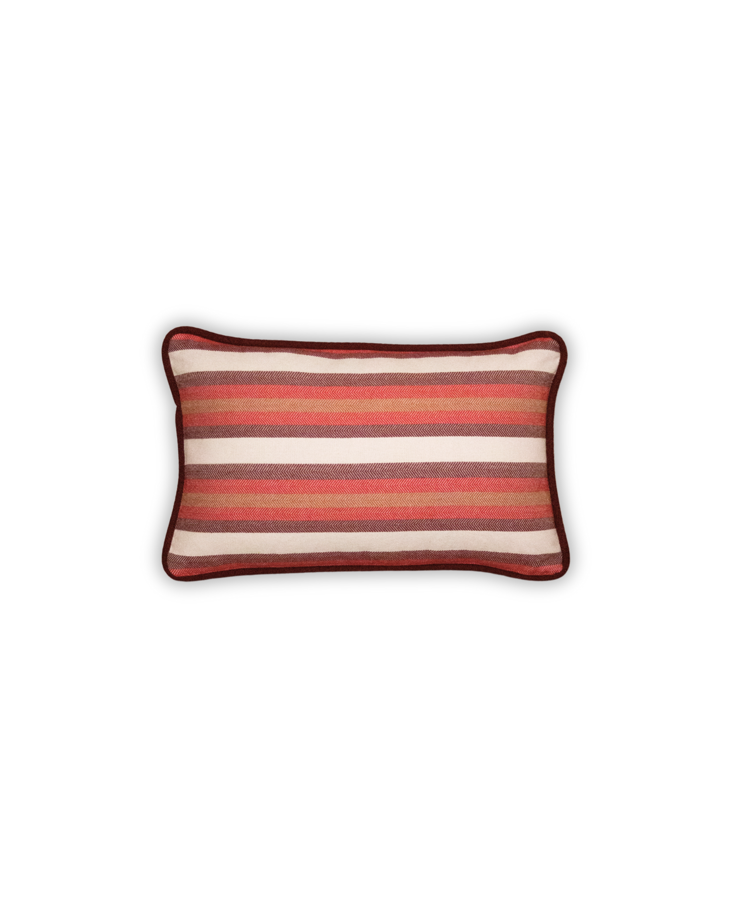 SMALL PEARL CUSHION (red)