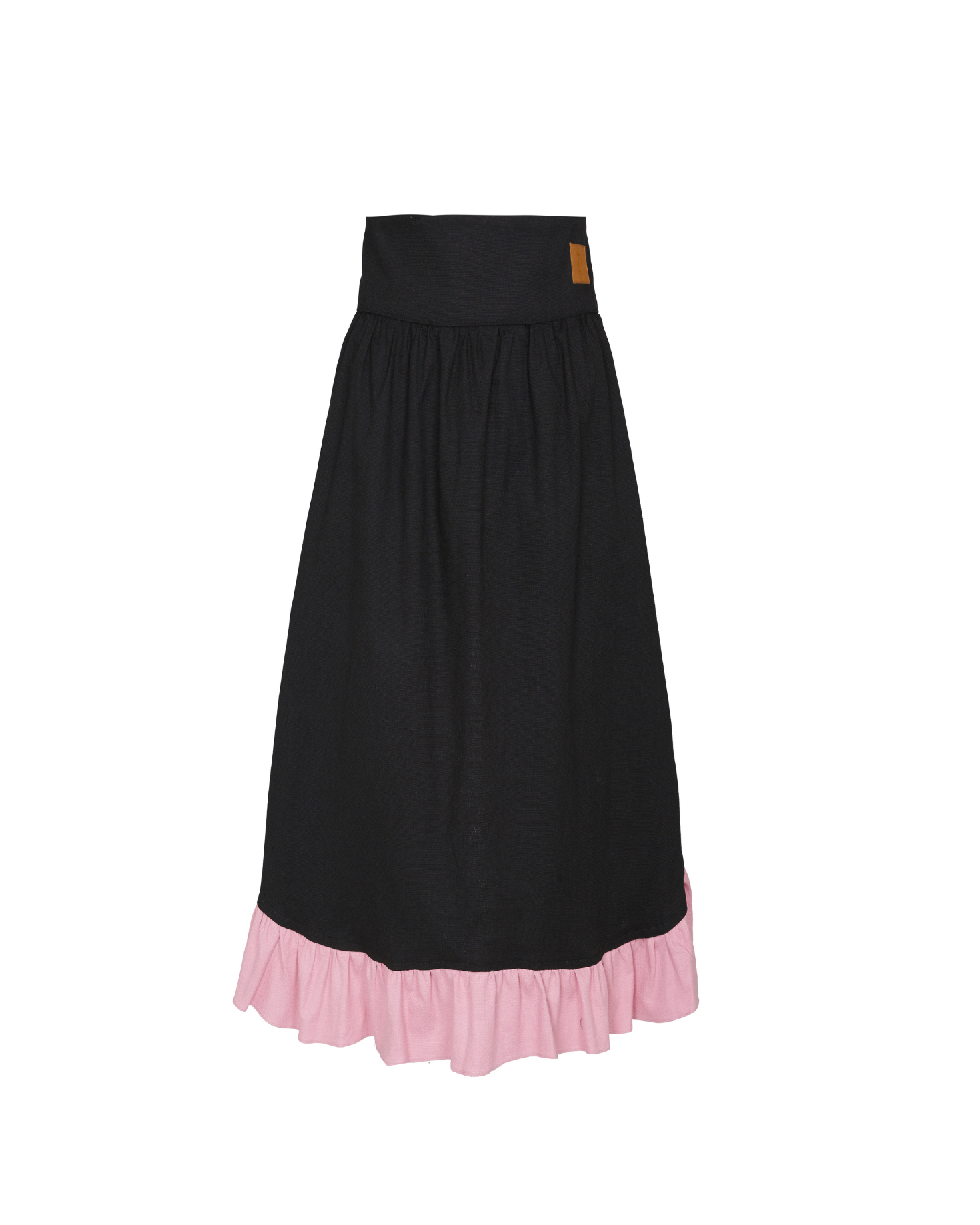 BLACK PASTEL APRON