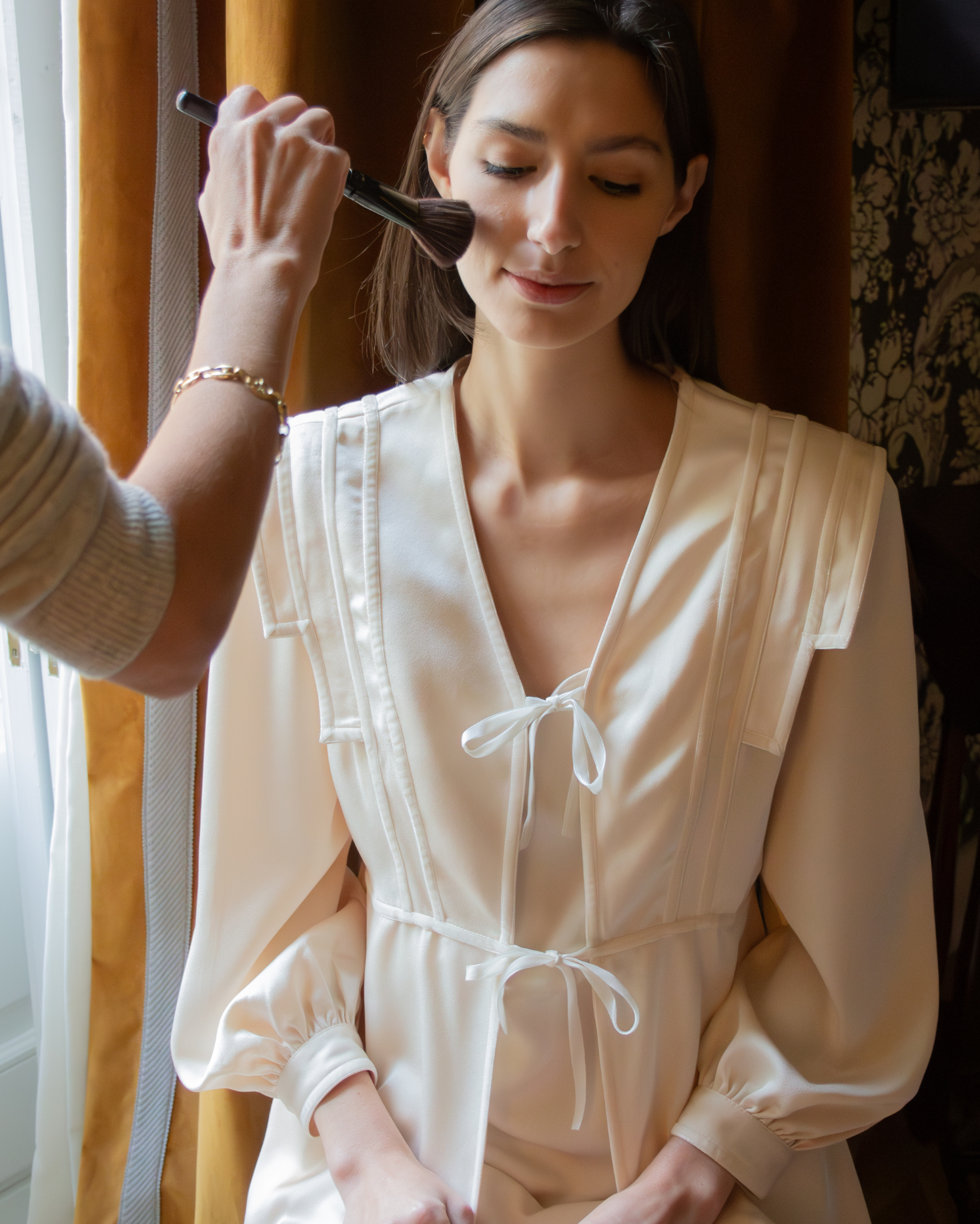 CASTILLO NIGHTGOWN AND ROBE (raw)