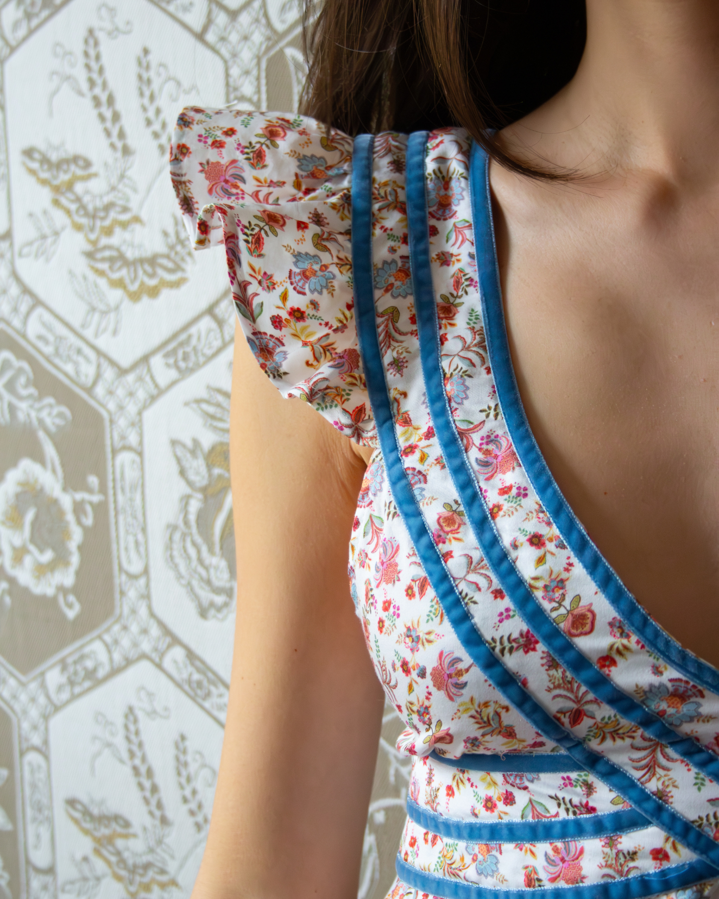 INÉS NIGHTGOWN (blue)
