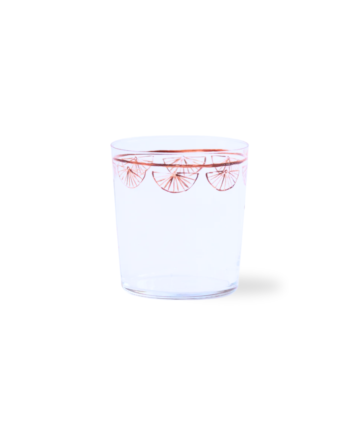 SET 4 VASOS HANDMADE (abanicos caldera)