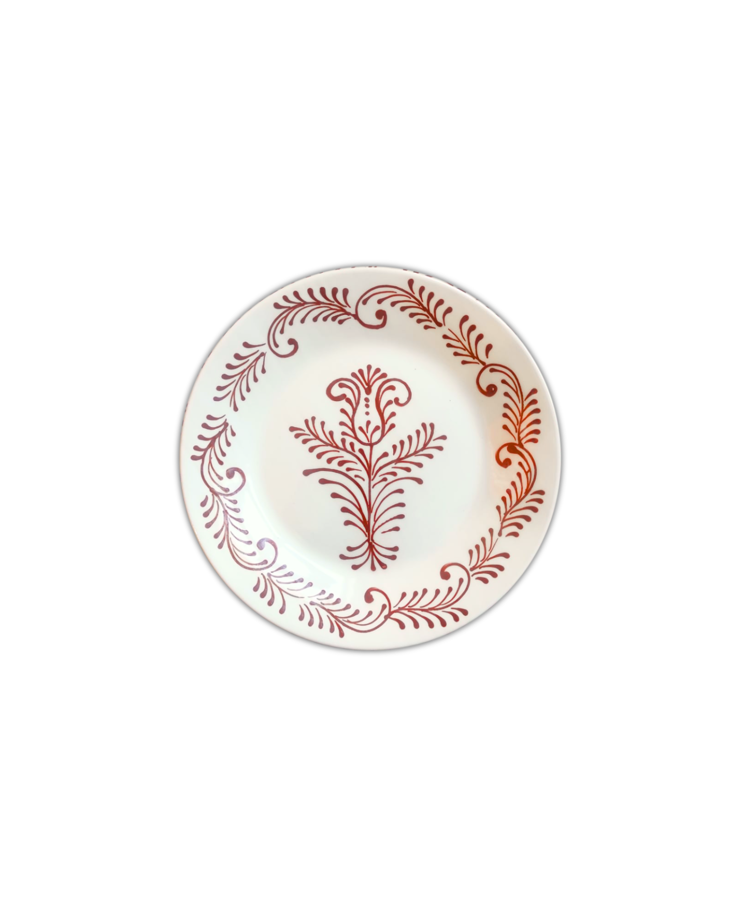 PLATO DE POSTRE TERRACOTA