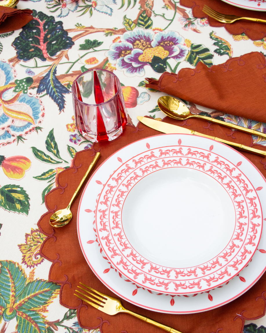 VASO CRISTAL RAYA (rojo)