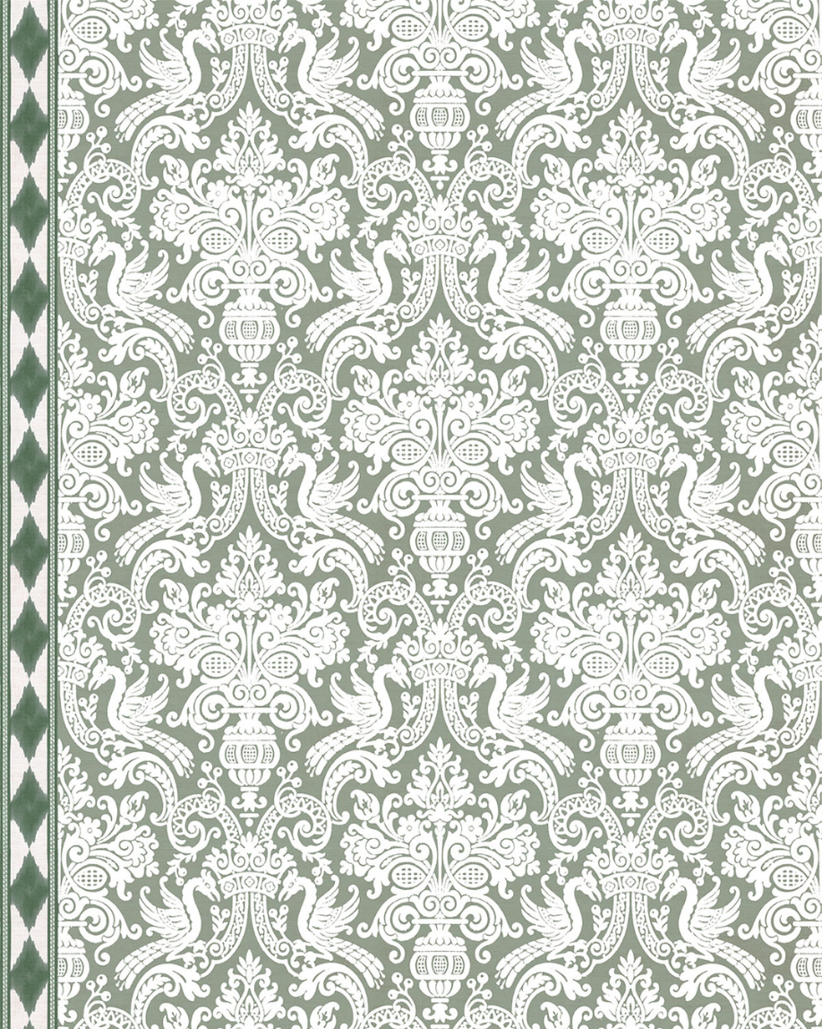 VICTORIA GREEN WALLPAPER (5m2 roll)